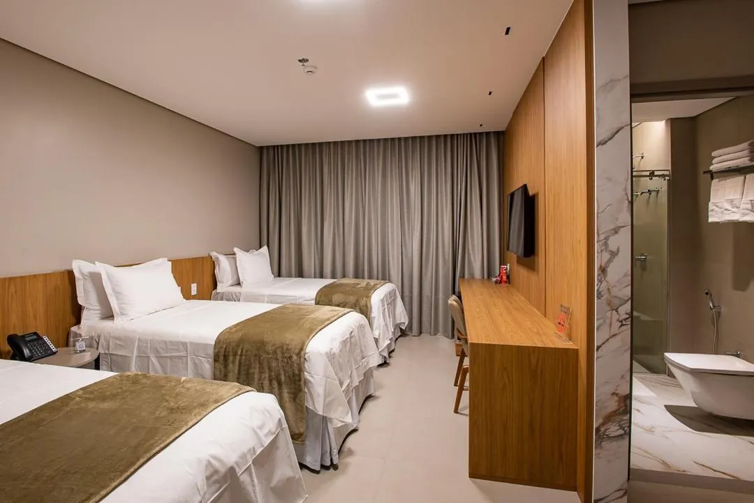 Bed in Amazon Aeroporto Hotel