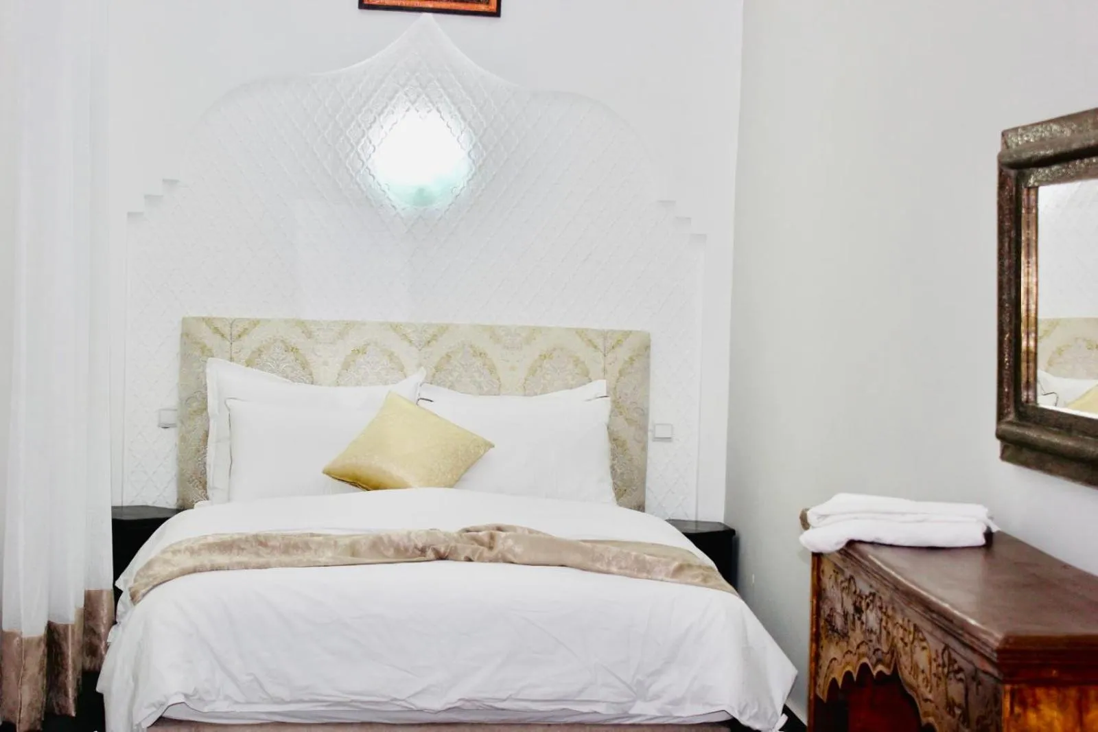 Bed in DAR Riad Jomana
