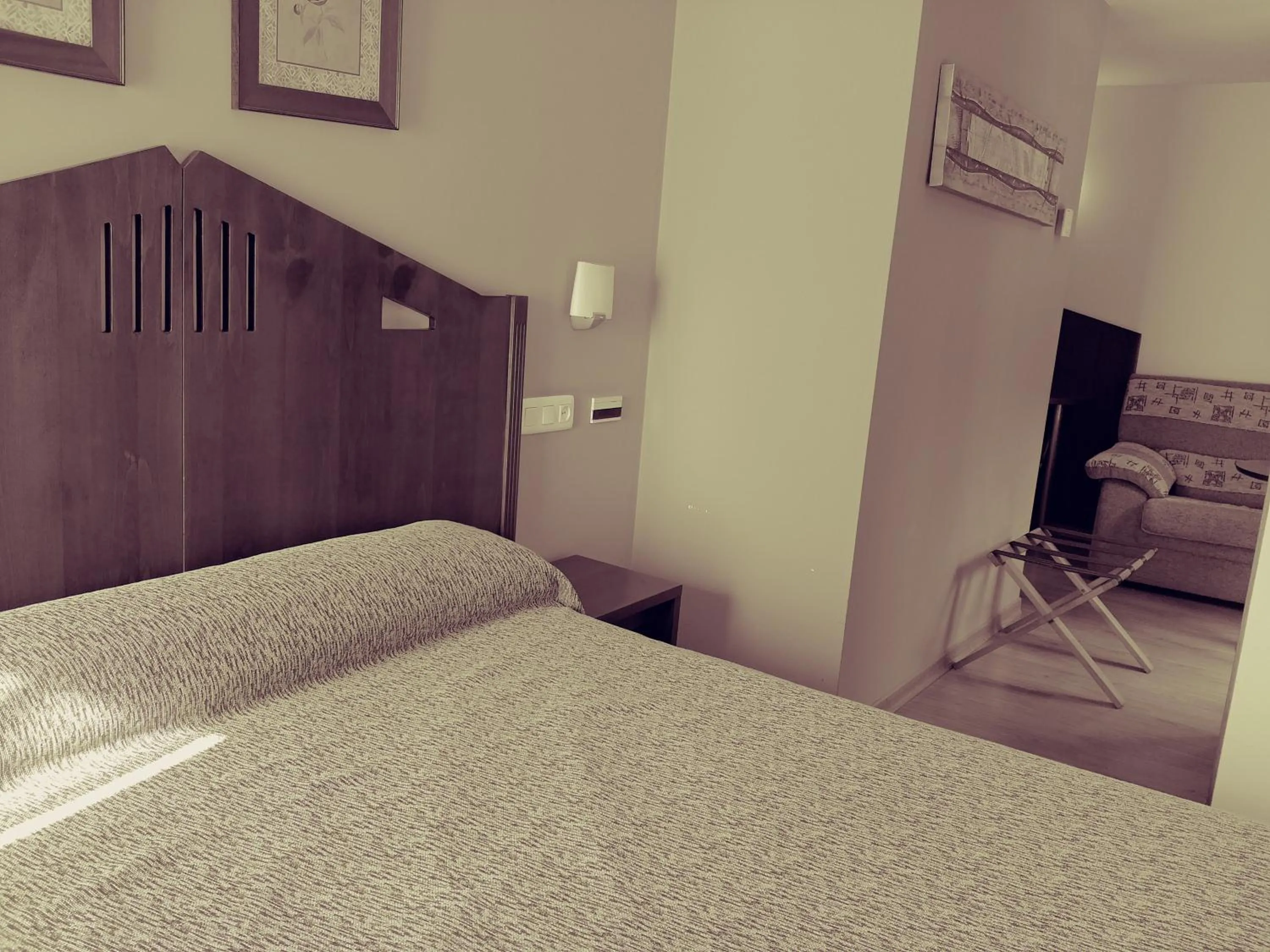 Bed in Hotel las Cruces