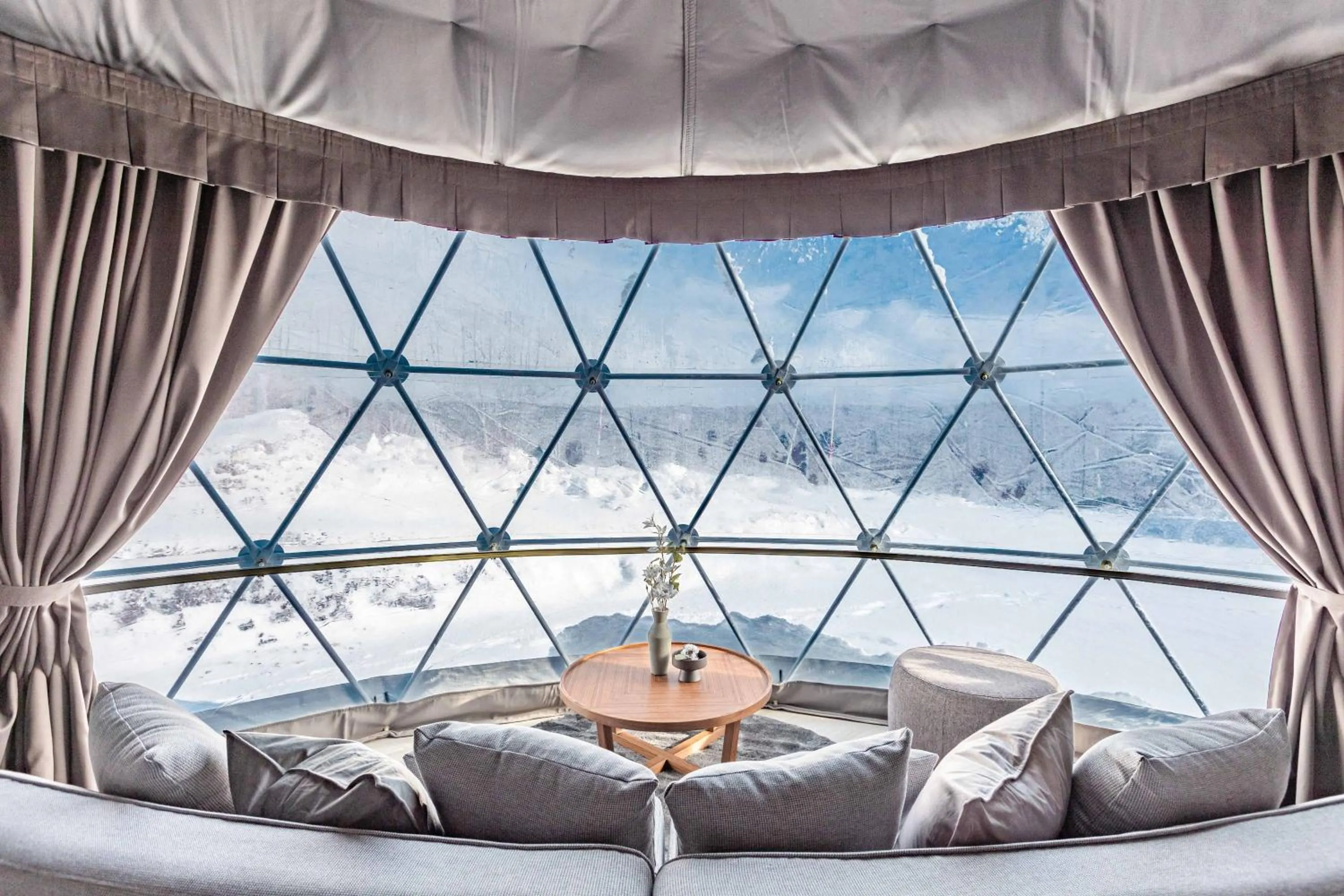 Living room in Japavista Rusutsu