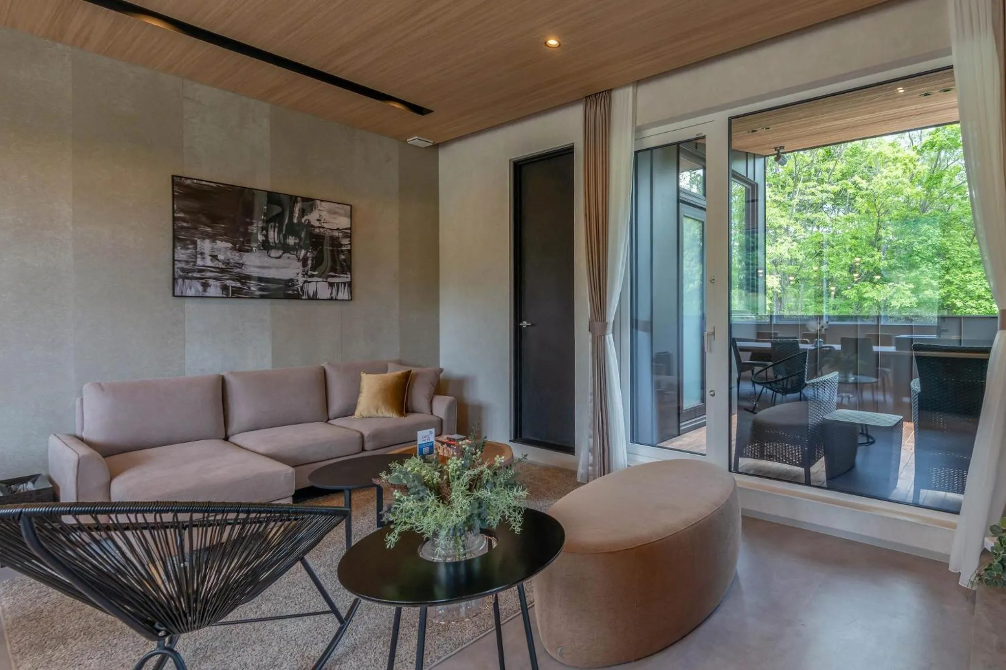 Living room in Japavista Rusutsu