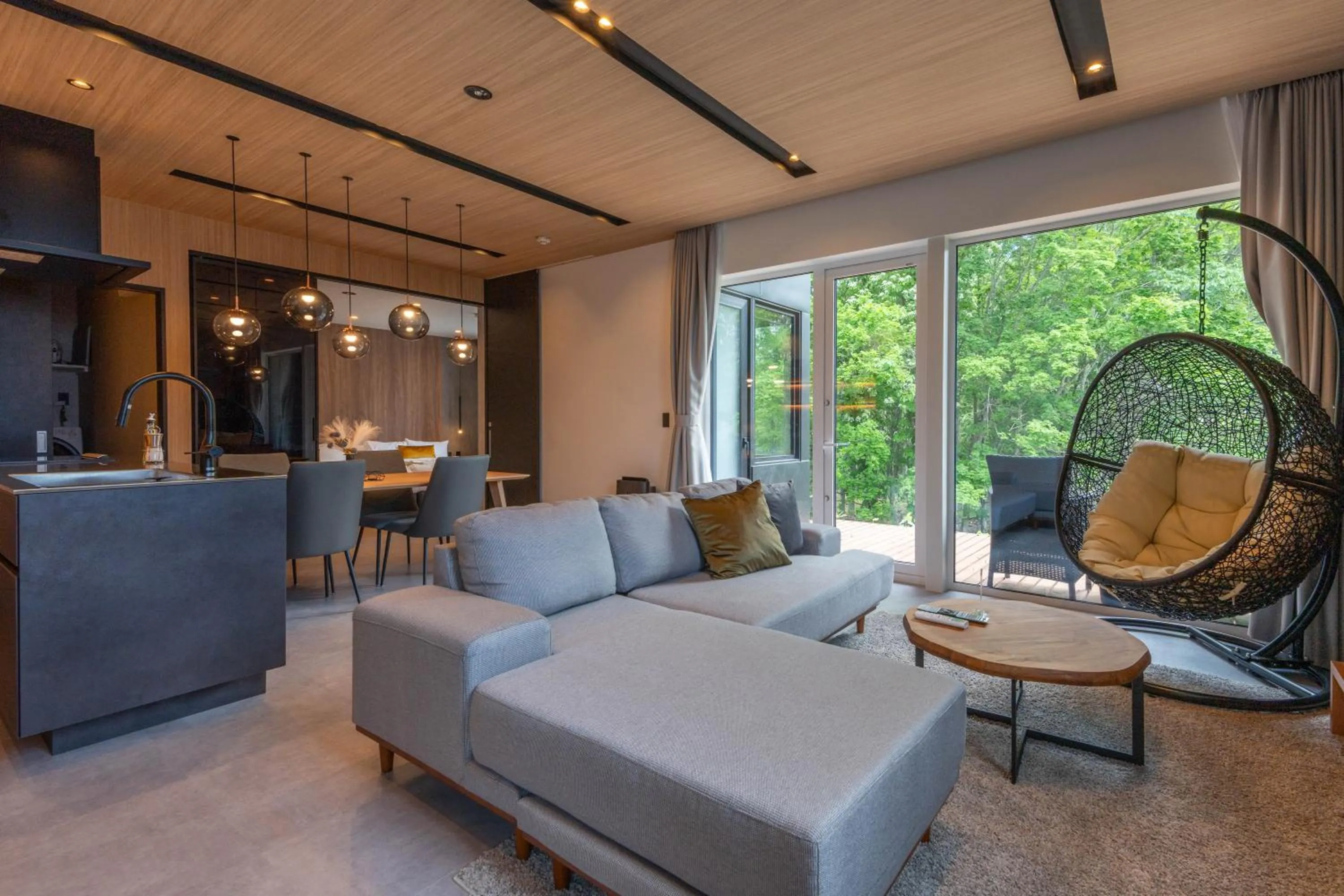 Living room in Japavista Rusutsu