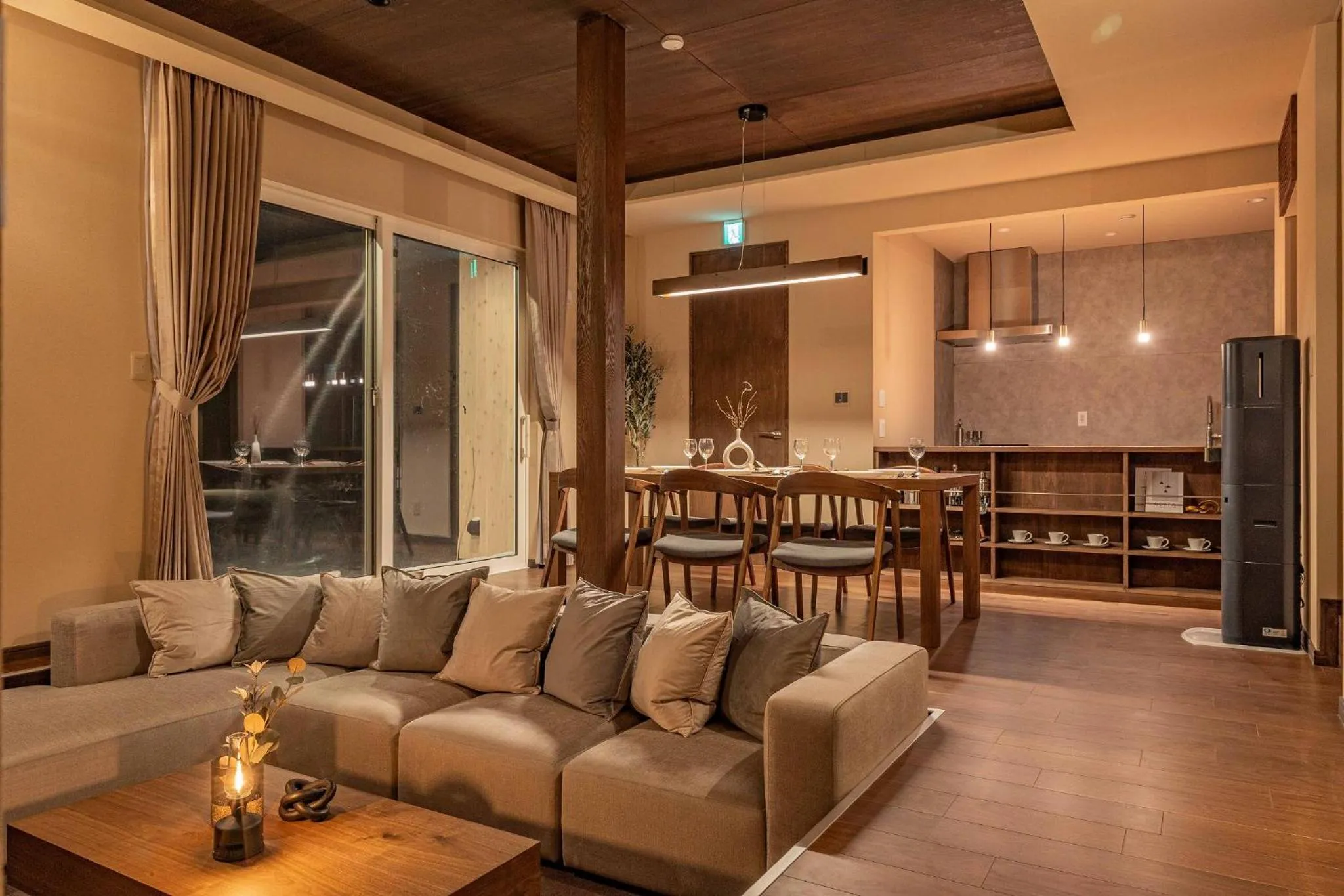 Living room in Japavista Rusutsu