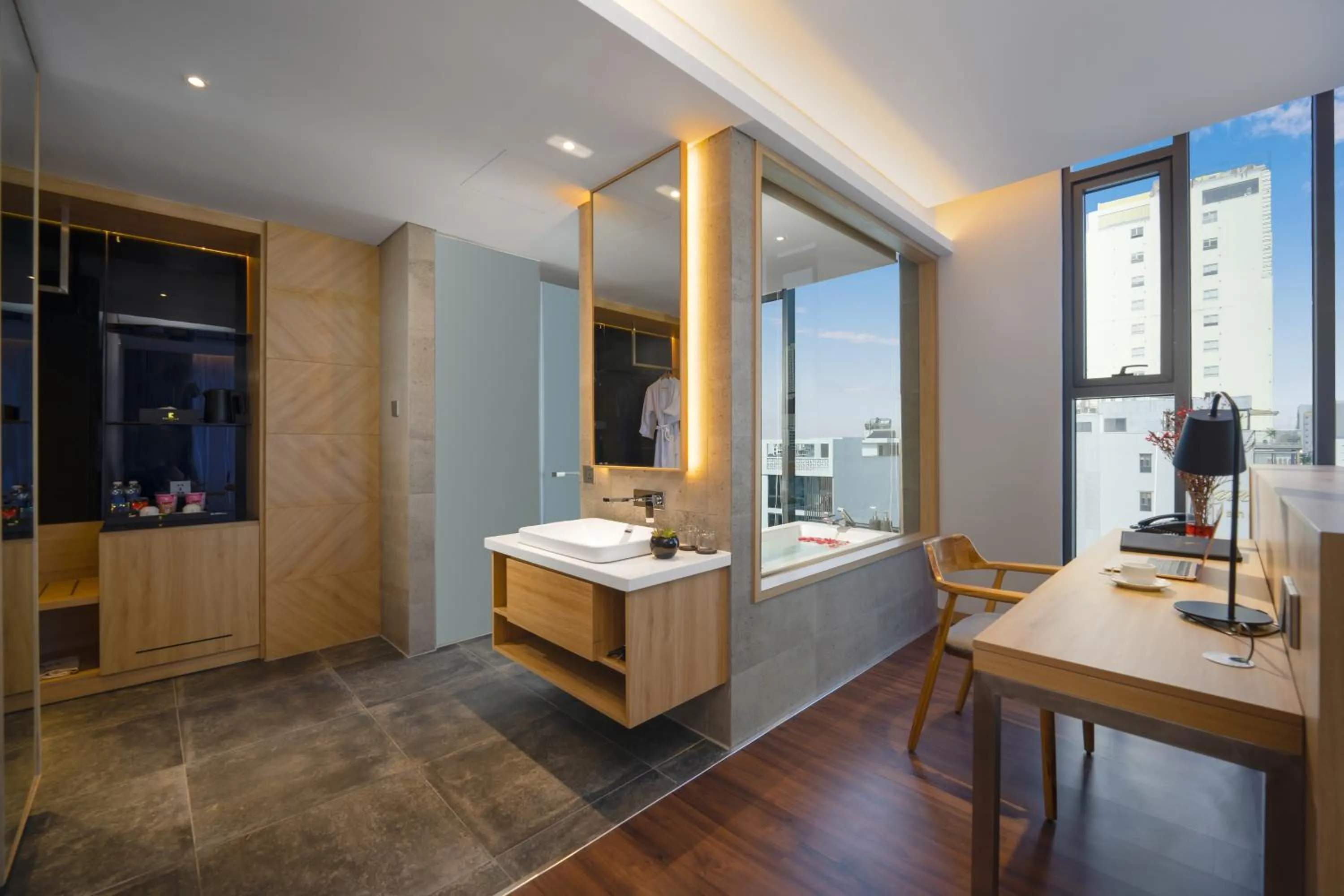 Bathroom, Bed in Estrella Boutique Hotel