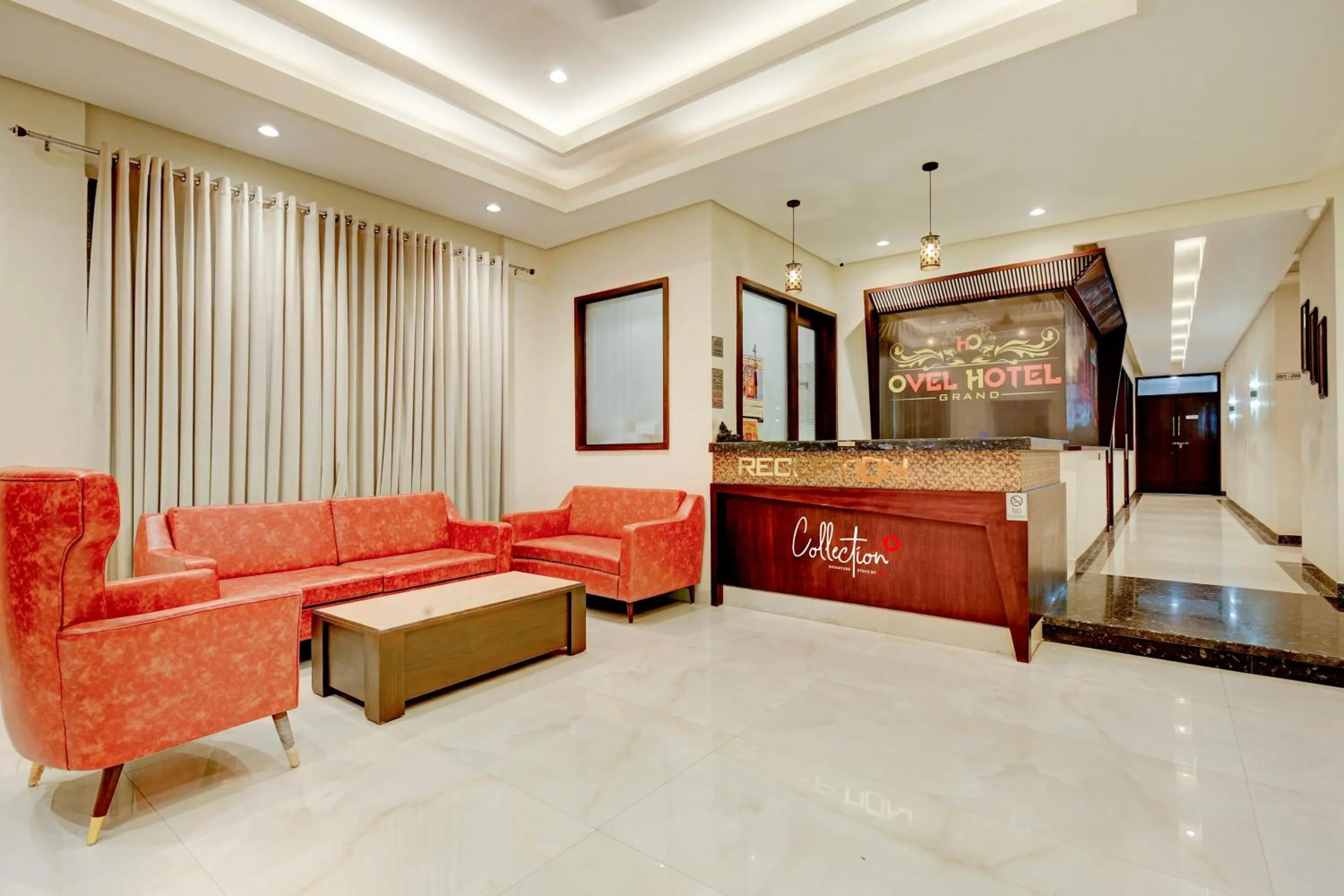 Lobby or reception in Collection O Ovel Hotel Grand