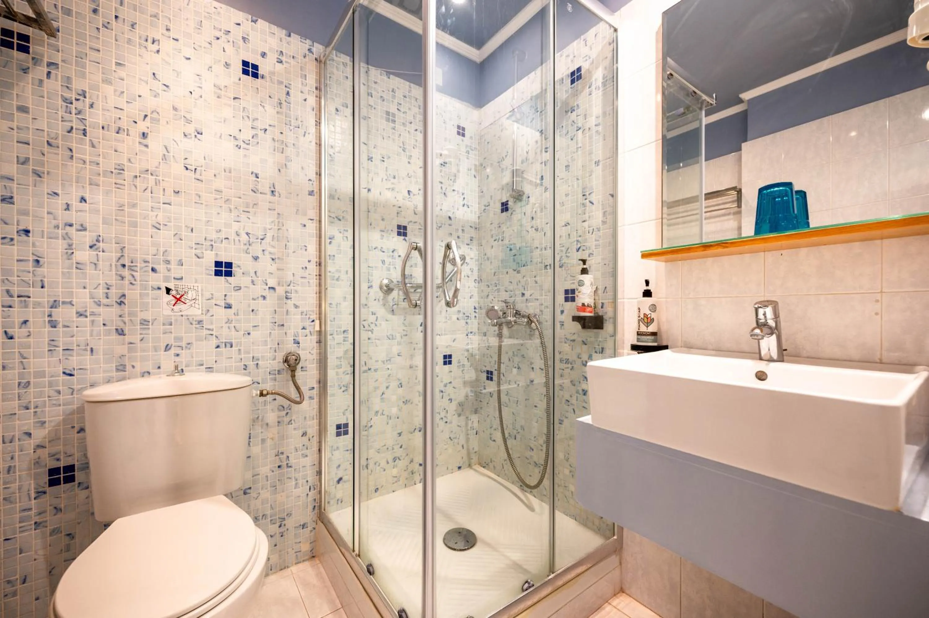 Shower in Kitro Beach Hotel - Adults Only
