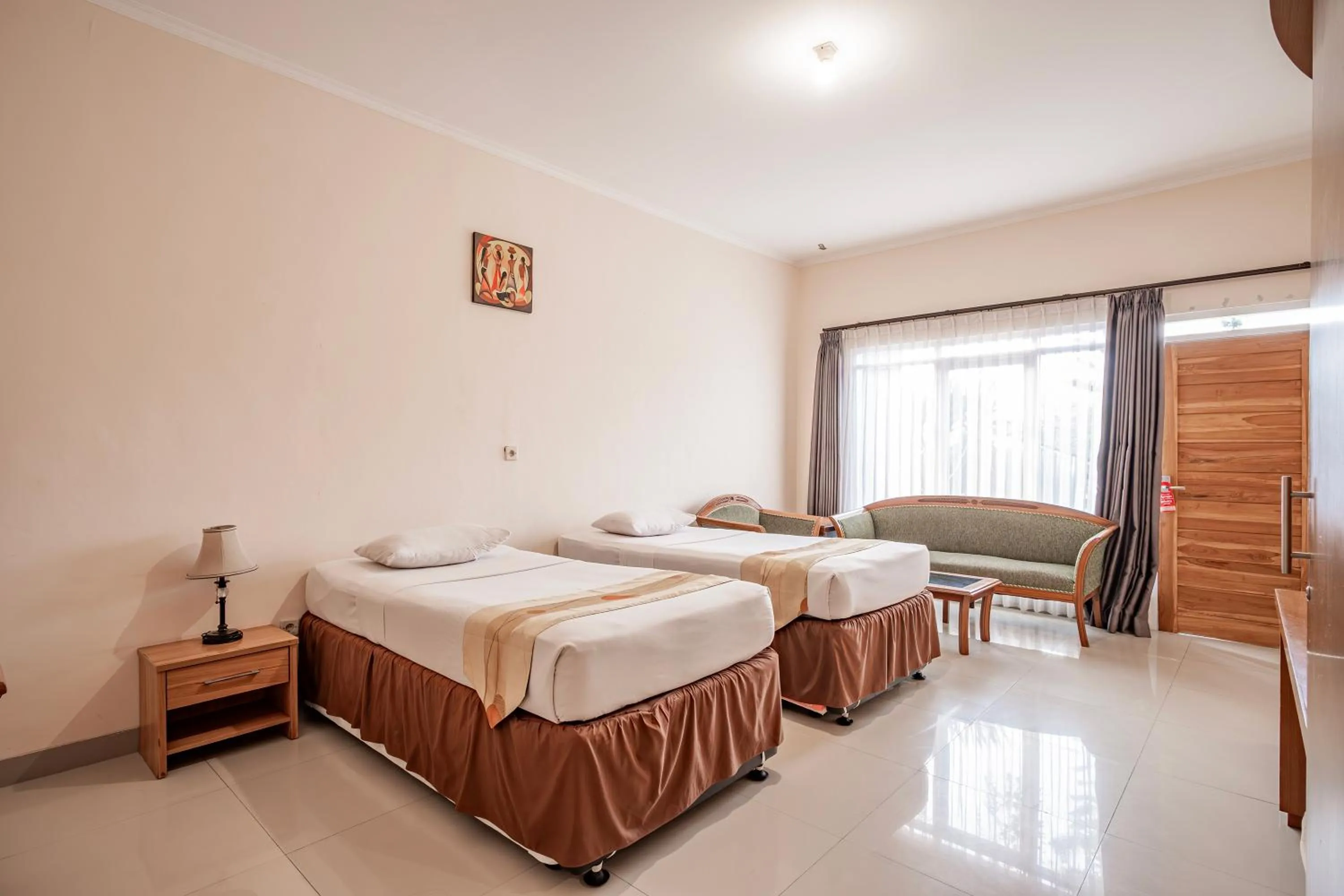 Bed in Hotel Pesona Ciwidey