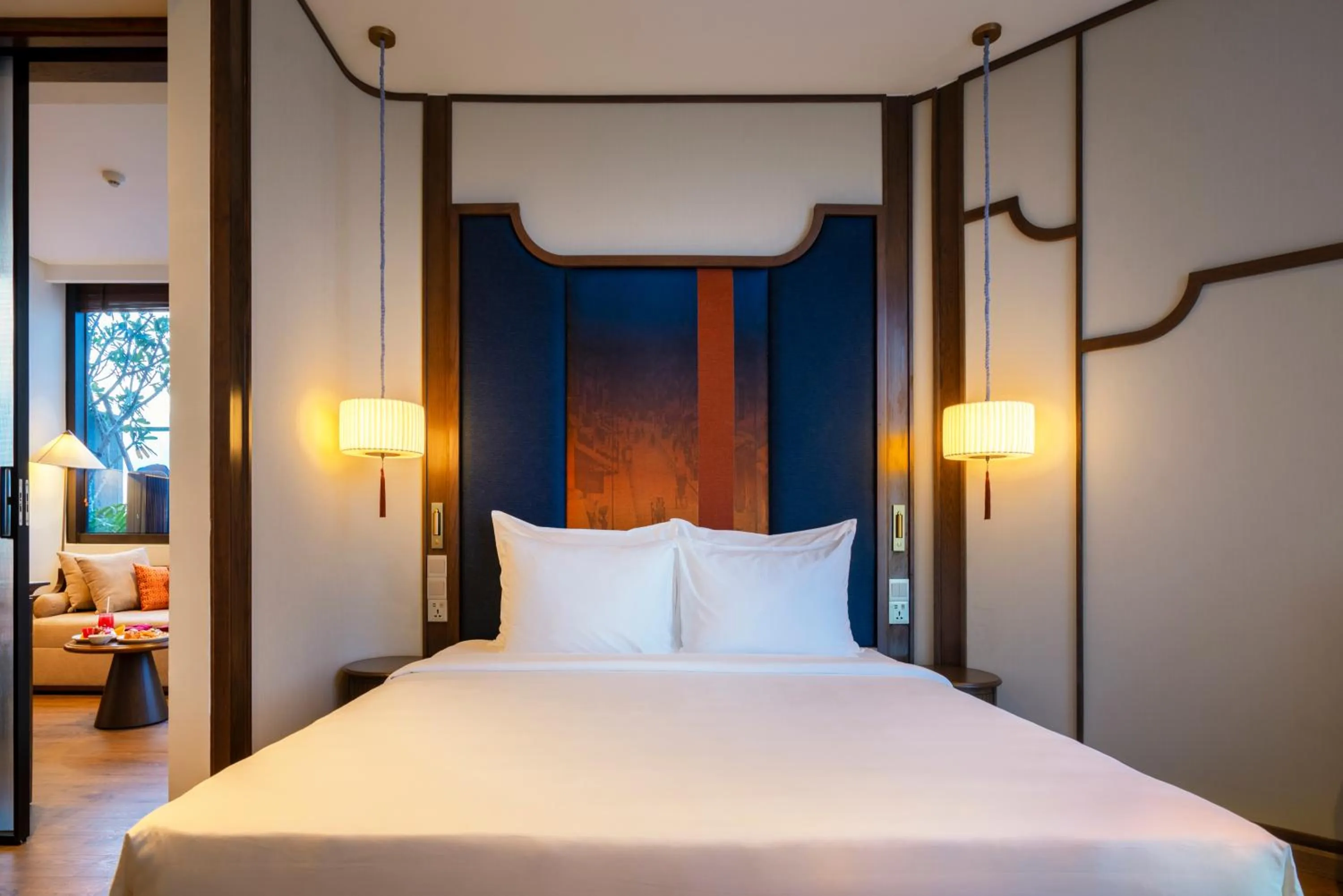 Bed in Mandala Cham Bay Mui Ne