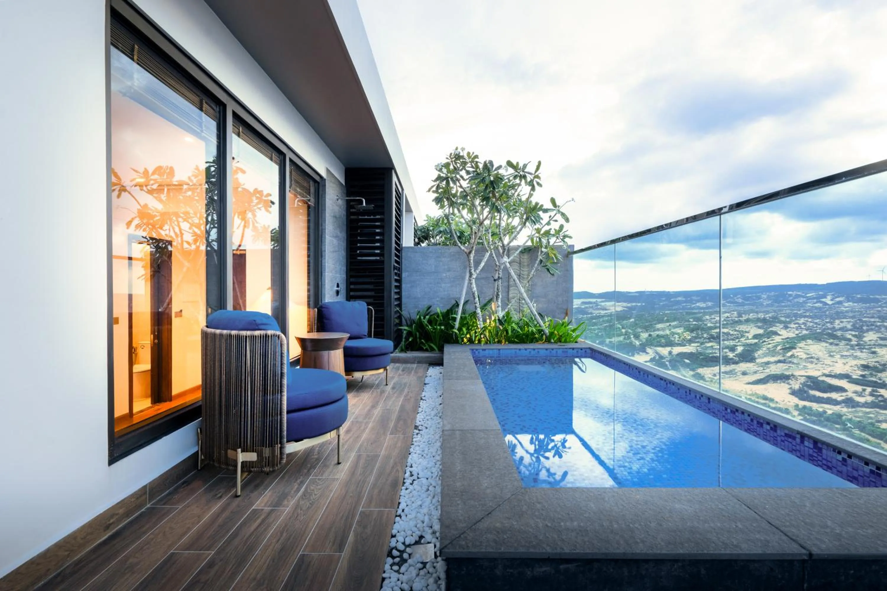 Swimming pool in Mandala Cham Bay Mui Ne