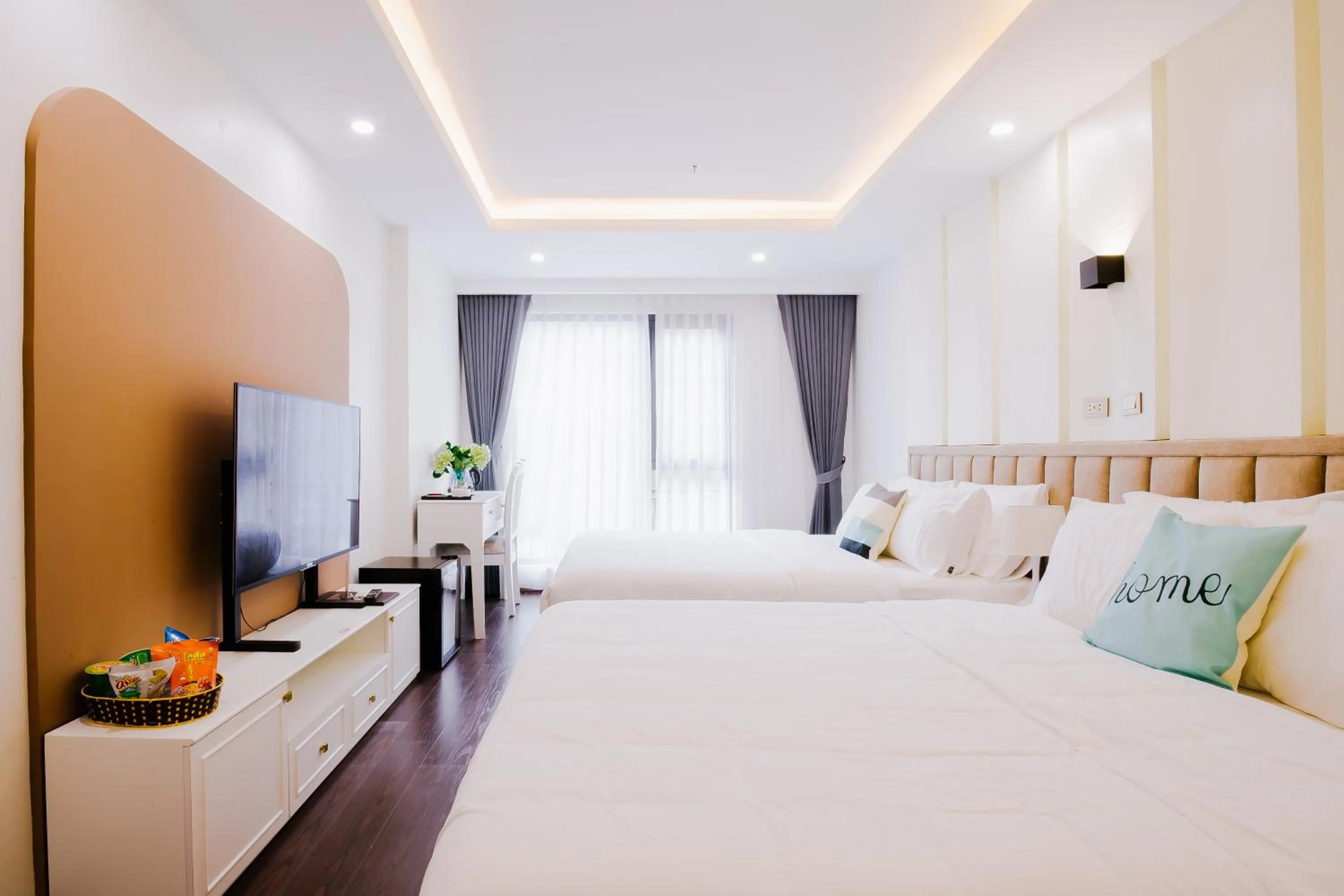 Bed in Royal Lotus Hotel