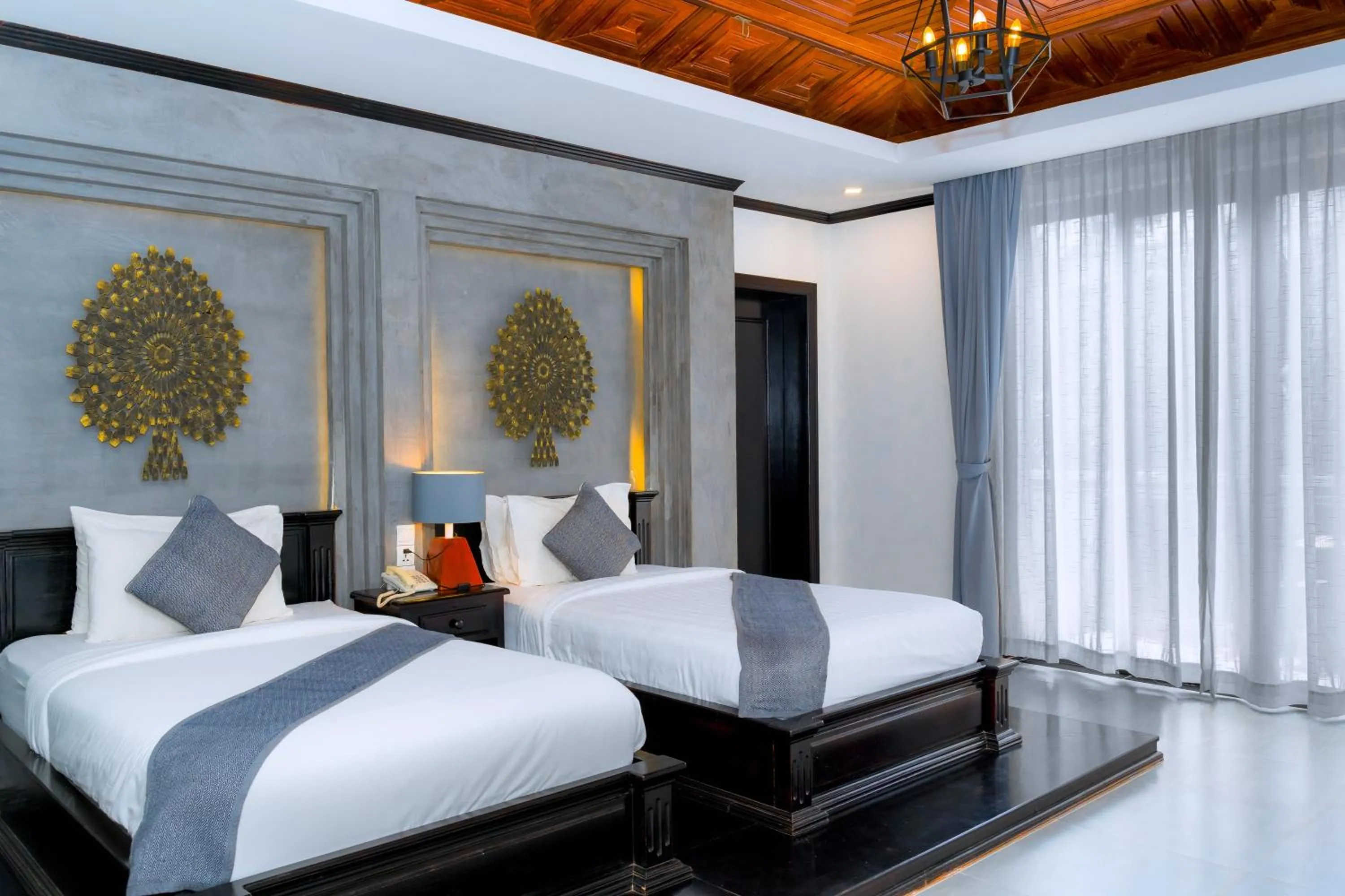 Bed in Angkor Tempora Boutique