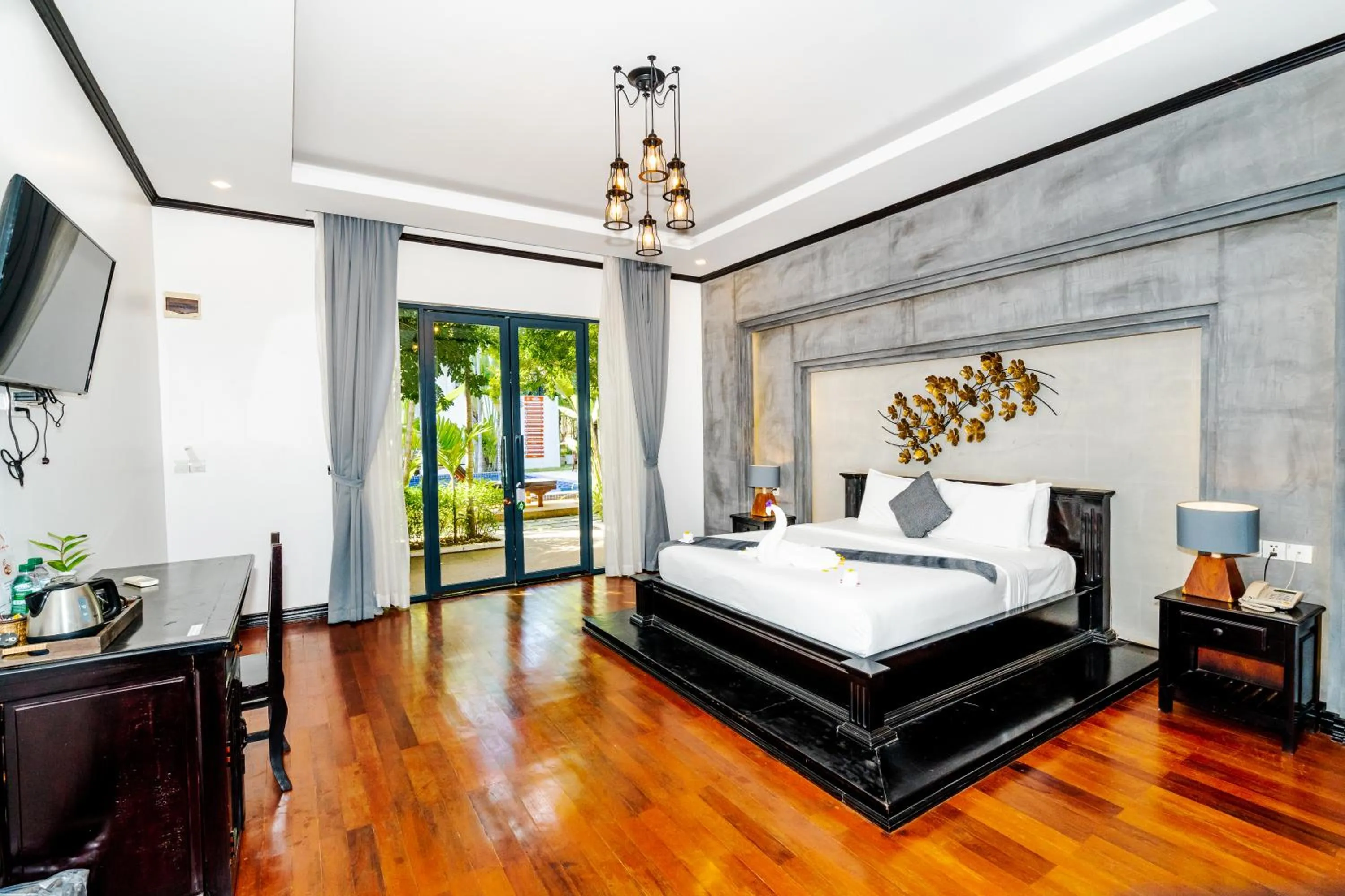 Bed in Angkor Tempora Boutique