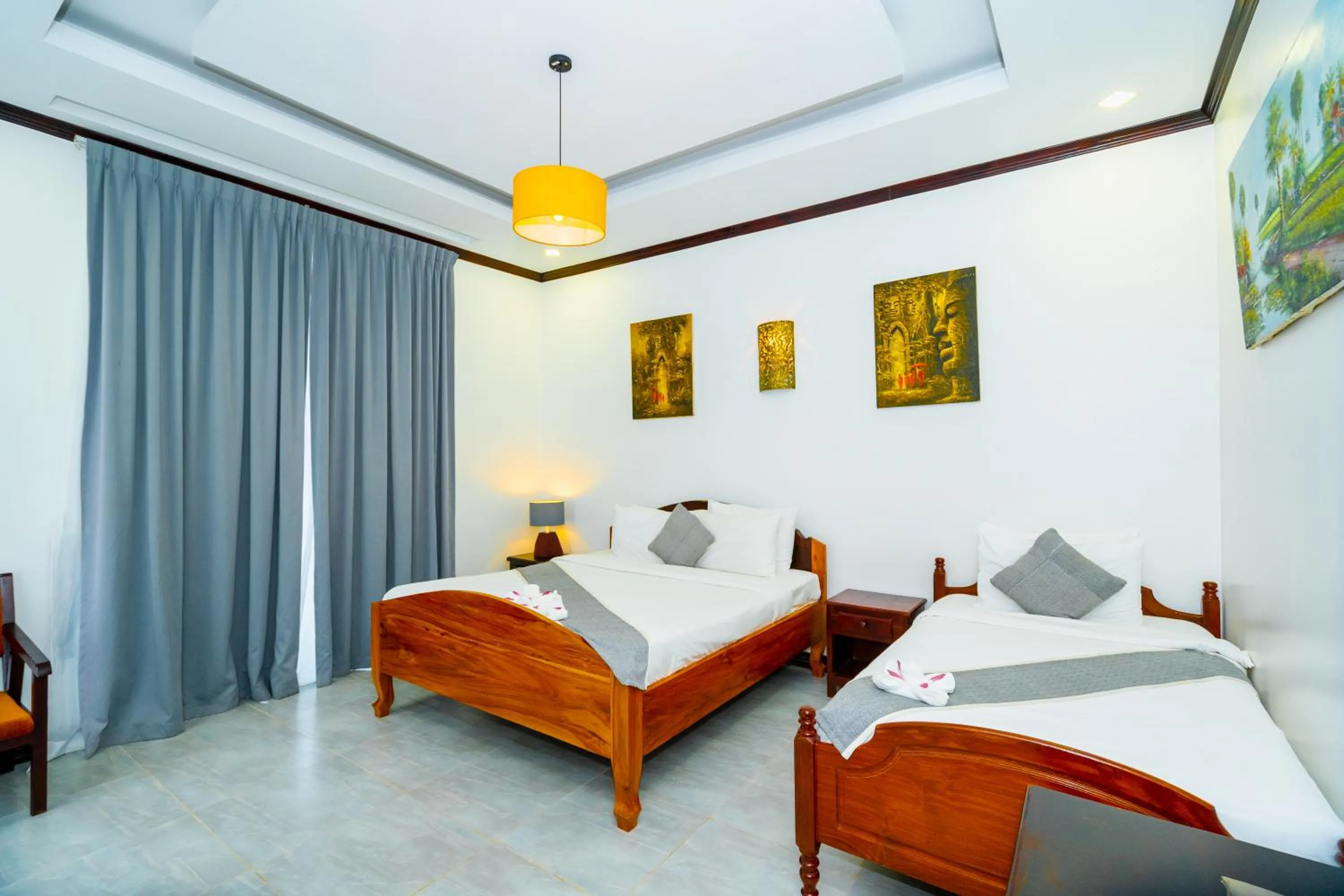 Bedroom, Bed in Angkor Tempora Boutique