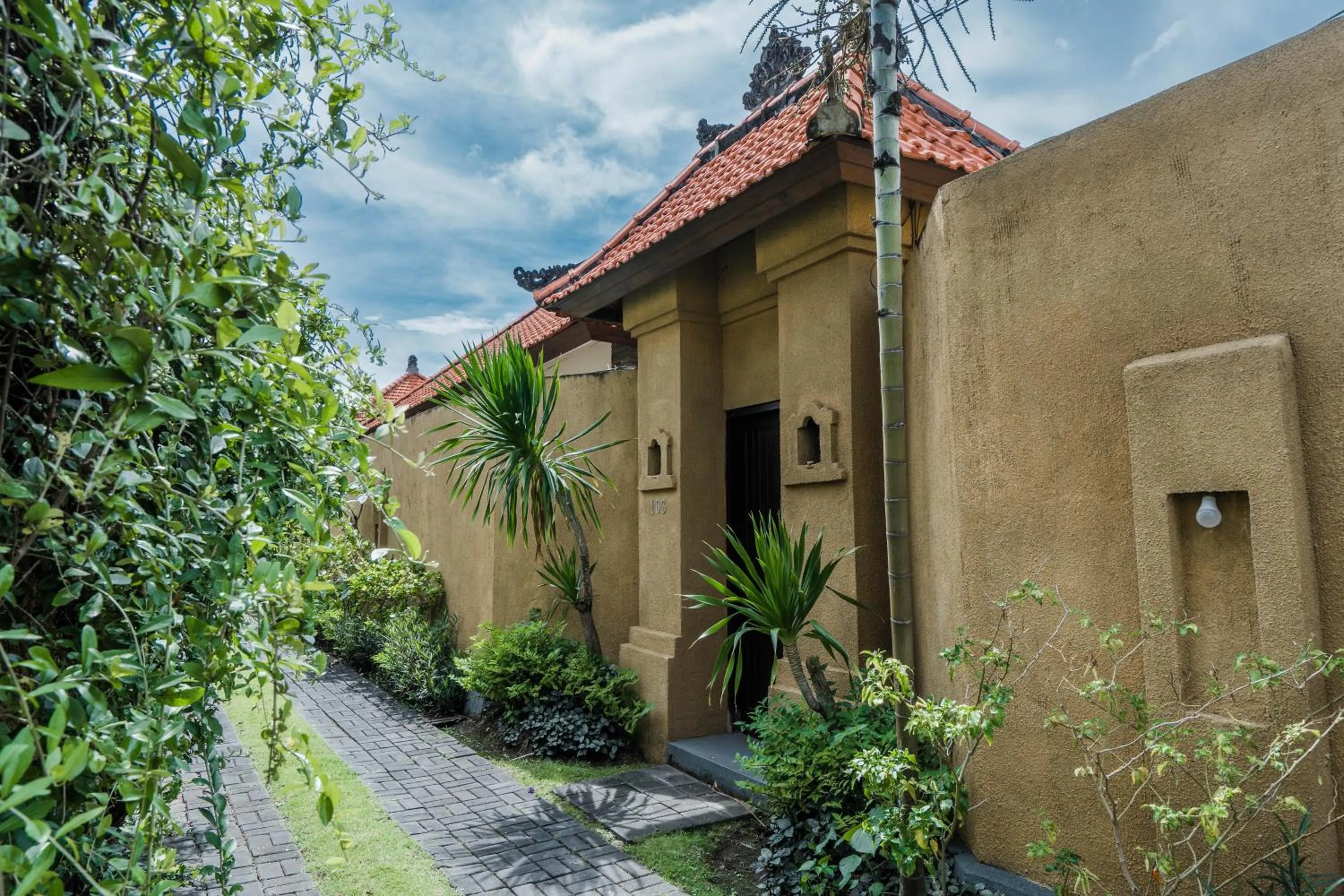 Facade/entrance in Bali Radiance Villas Seminyak