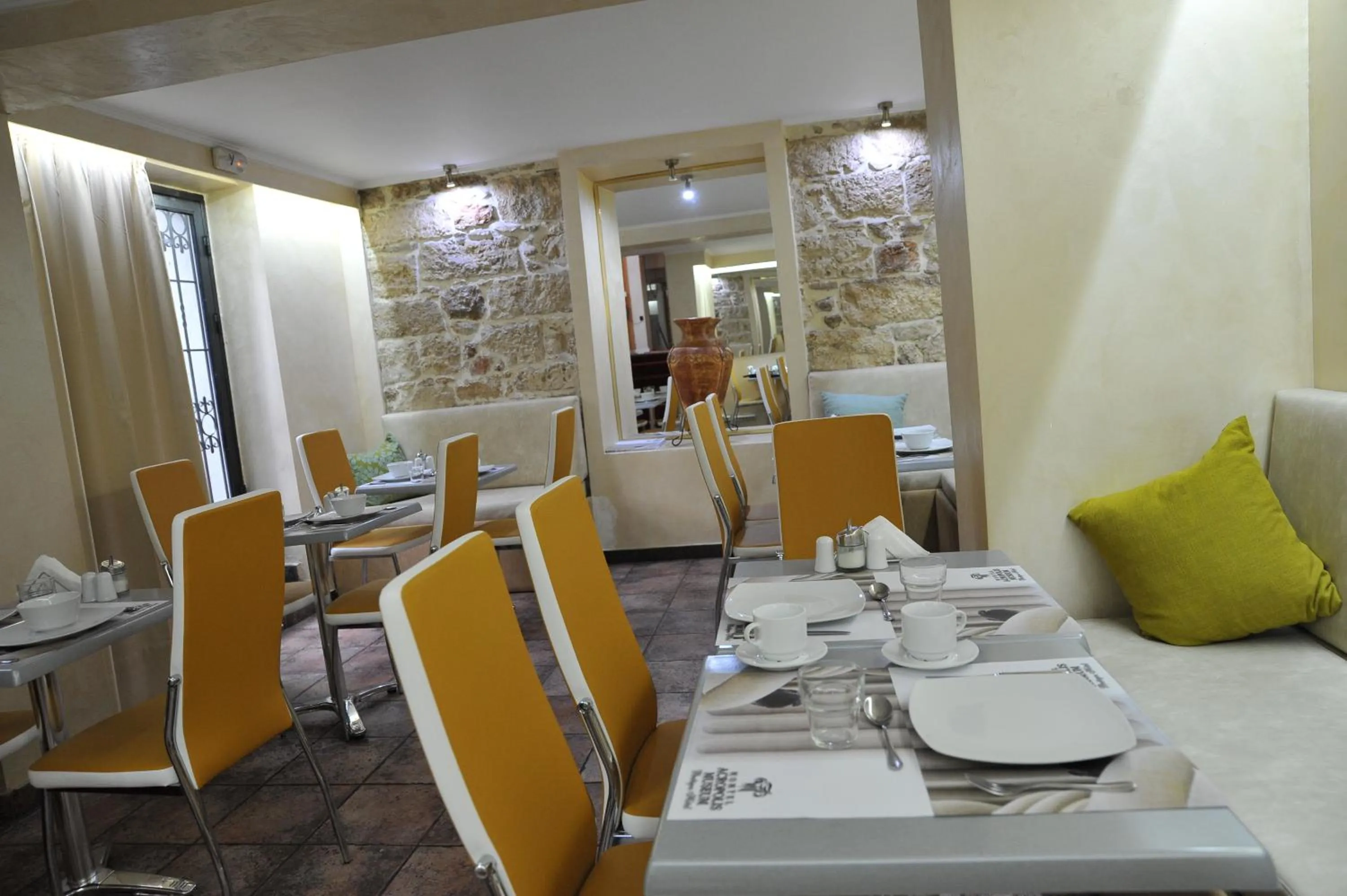 Buffet breakfast in Acropolis Museum Boutique Hotel