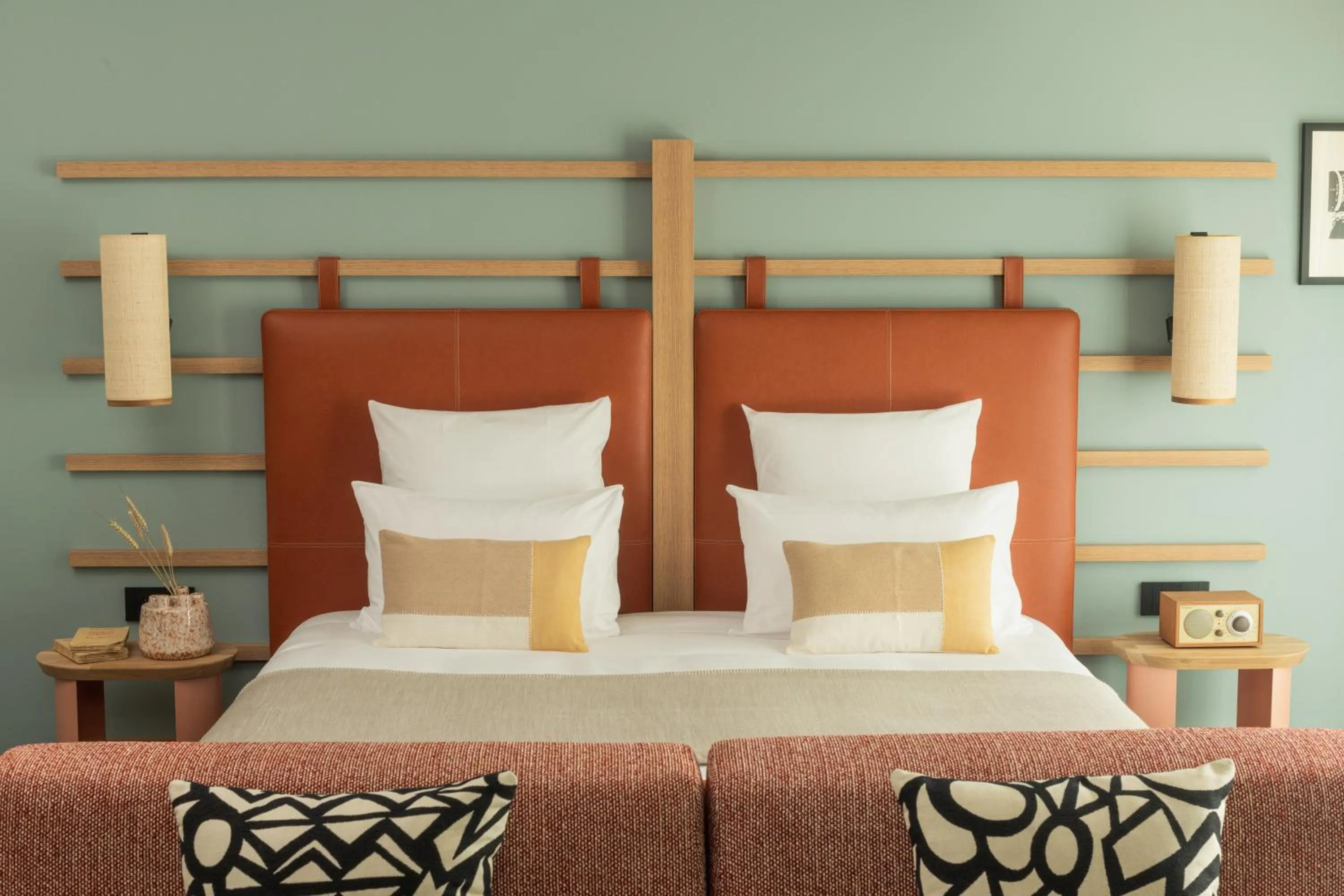 Bed in Hôtel Parc du Landreau