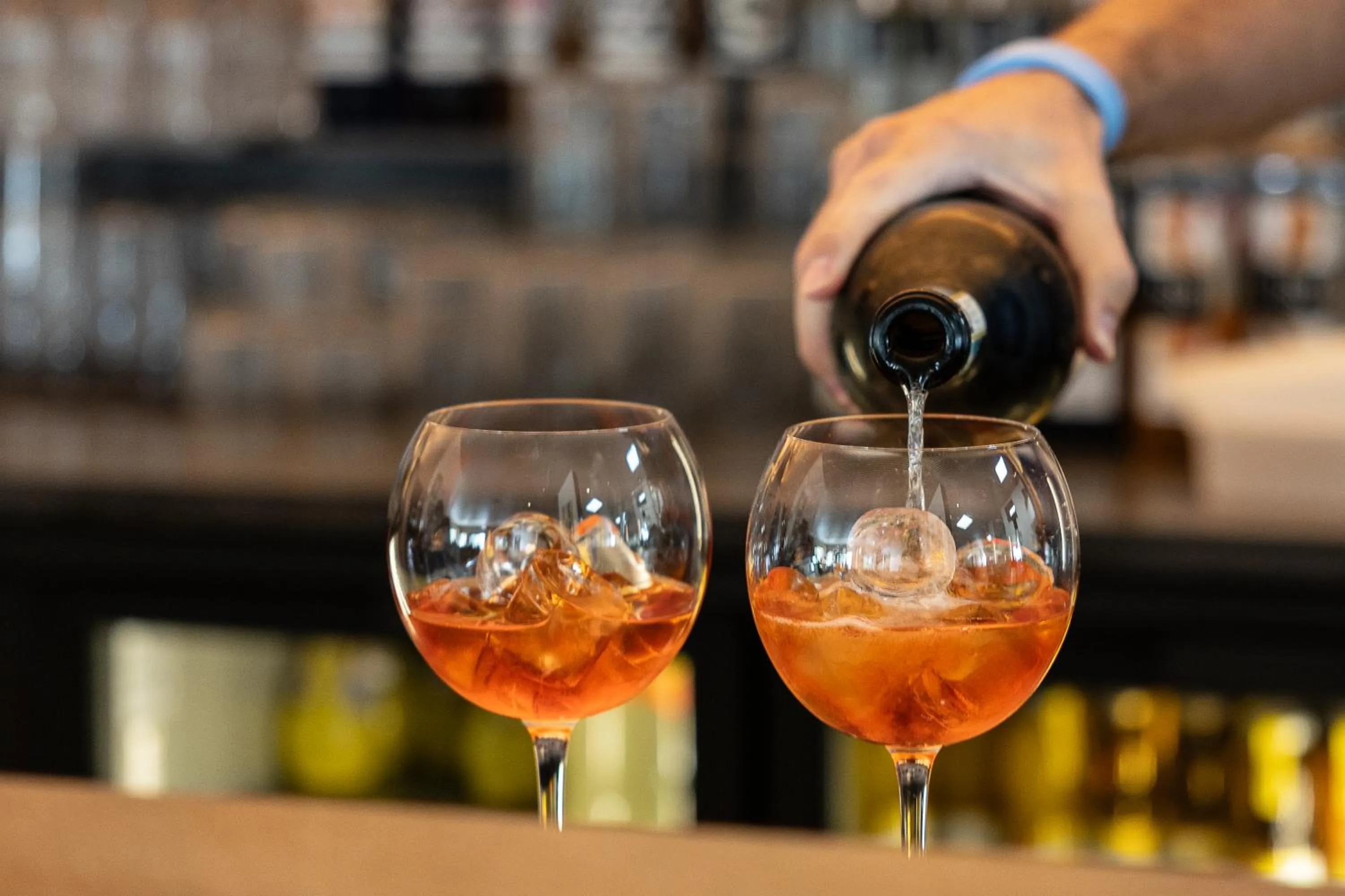 Lounge or bar in Hôtel Parc du Landreau