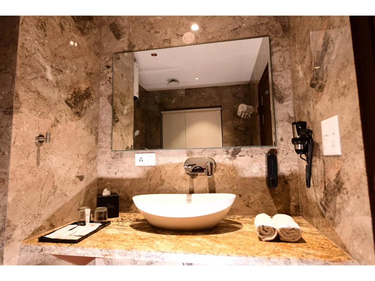 Bathroom in Belvedere Suites