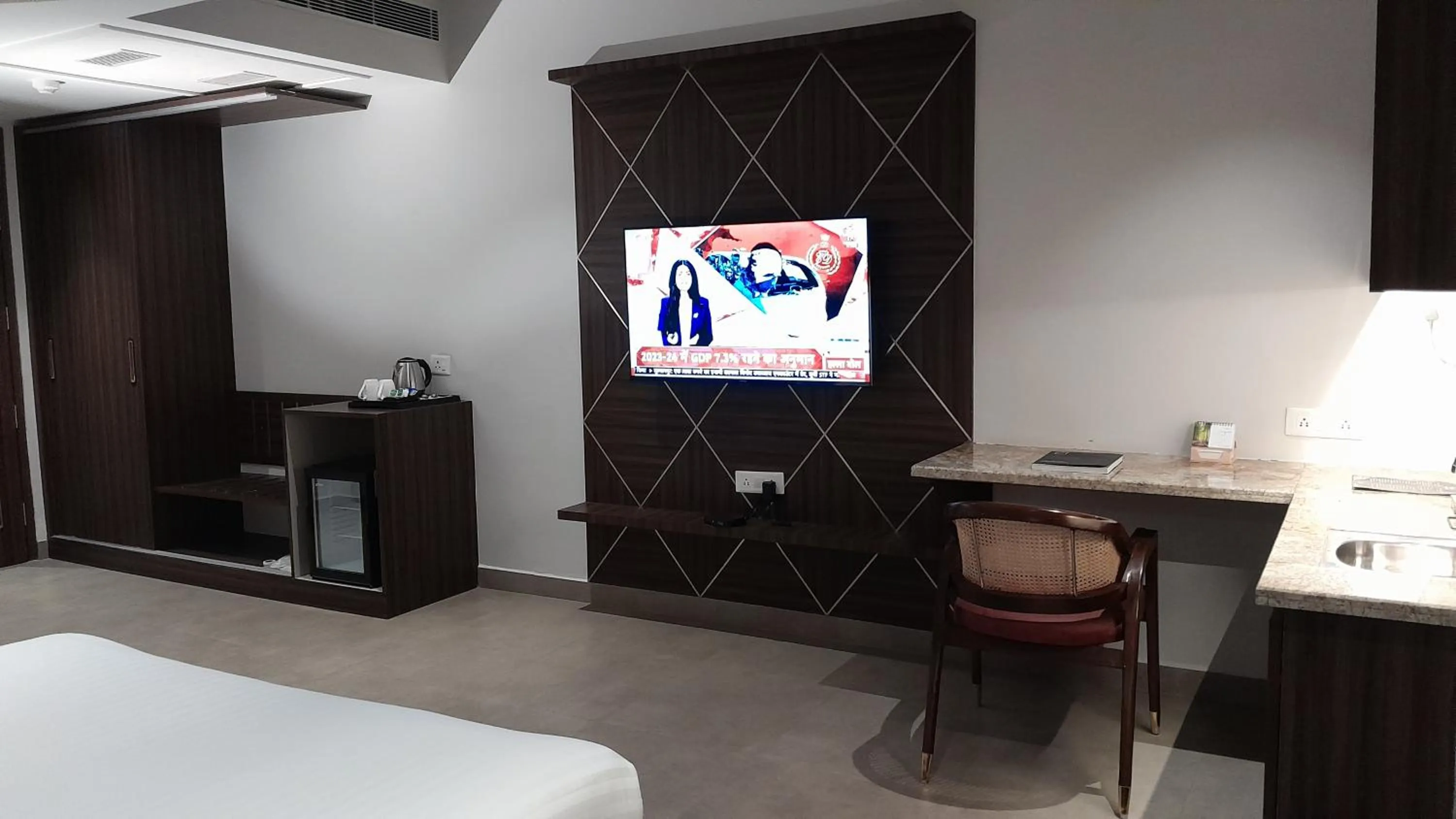 TV and multimedia, Bed in Belvedere Suites