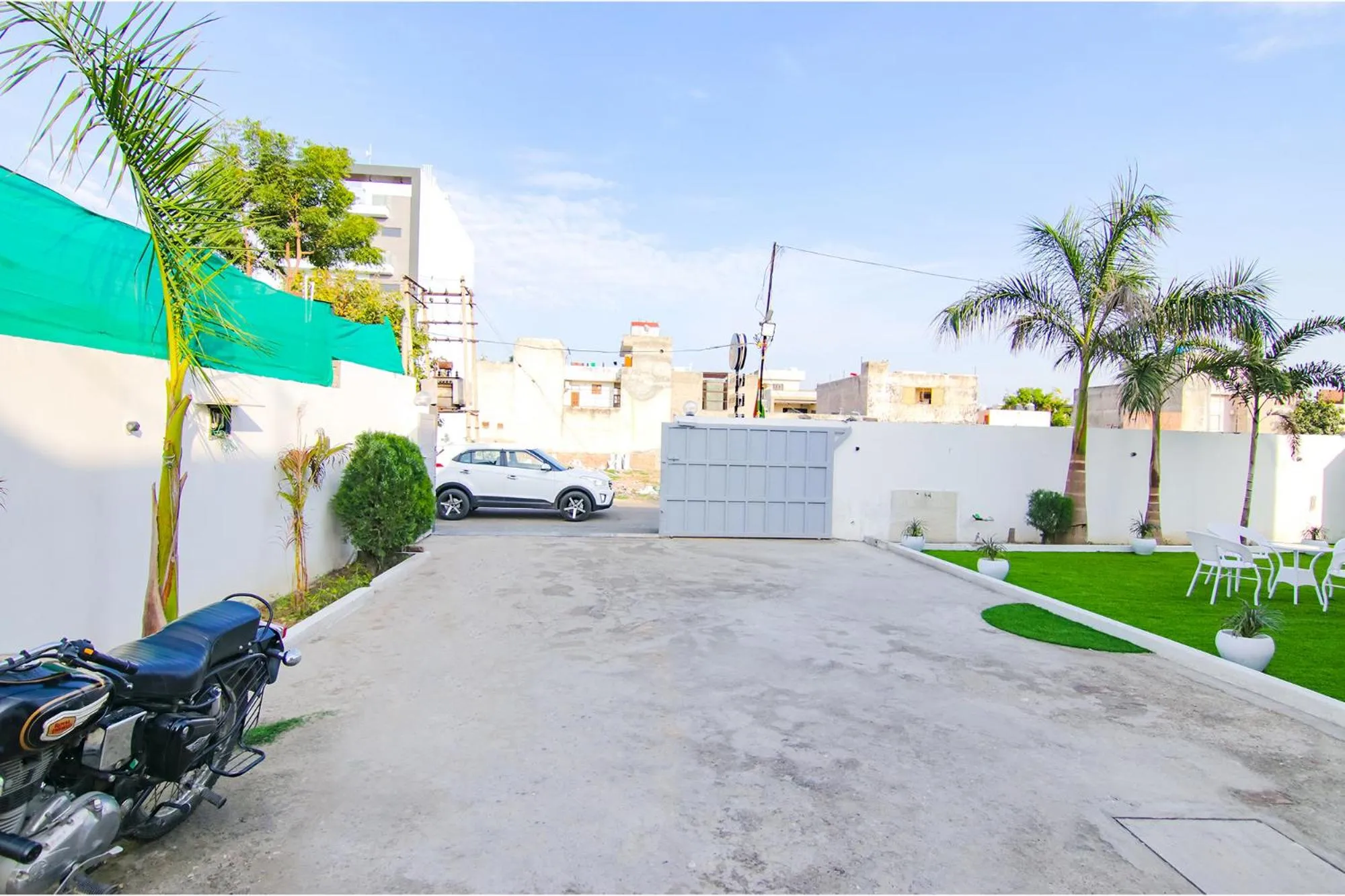 Parking in FabHotel Sky Lark Farm