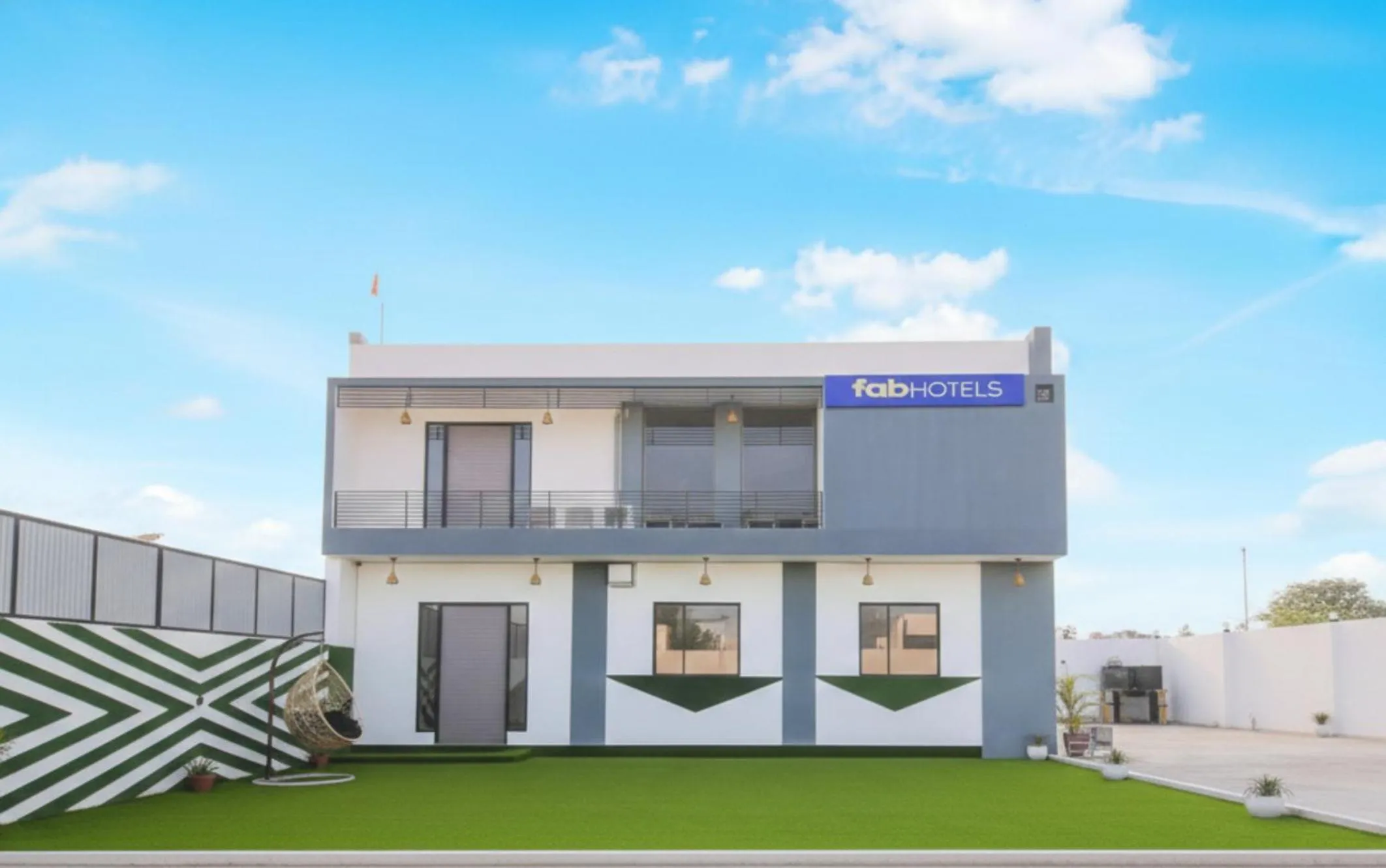 Property building in FabHotel Sky Lark Farm