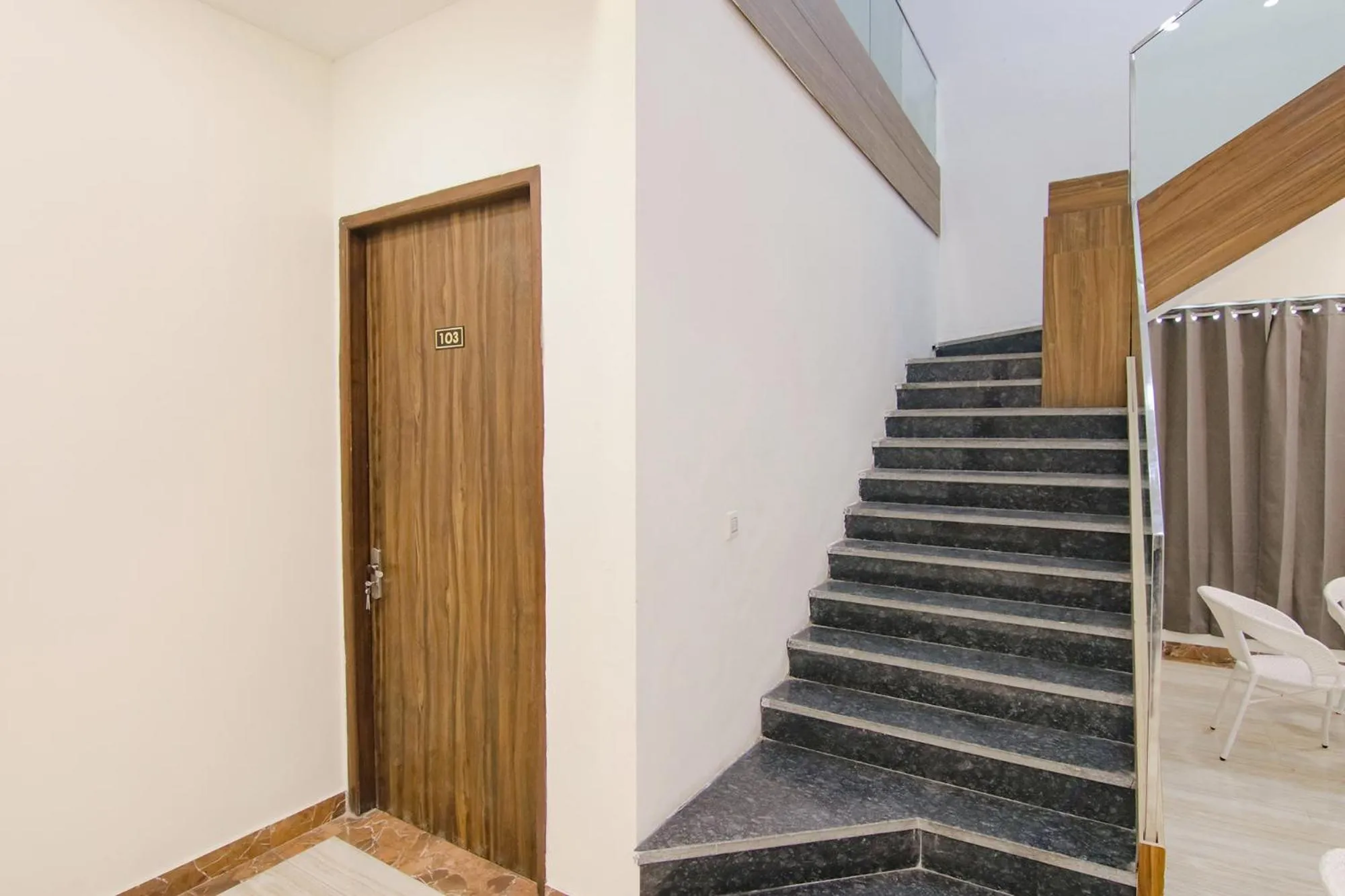 Lobby or reception in FabHotel Sky Lark Farm