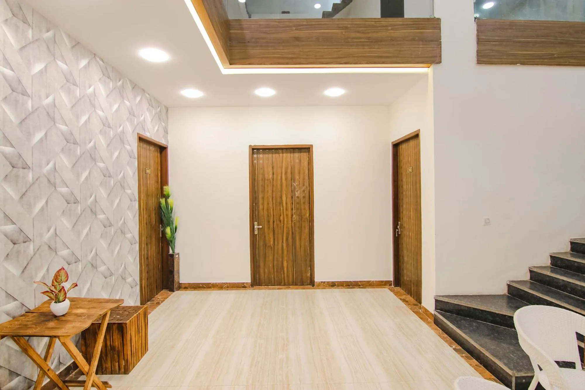 Lobby or reception in FabHotel Sky Lark Farm