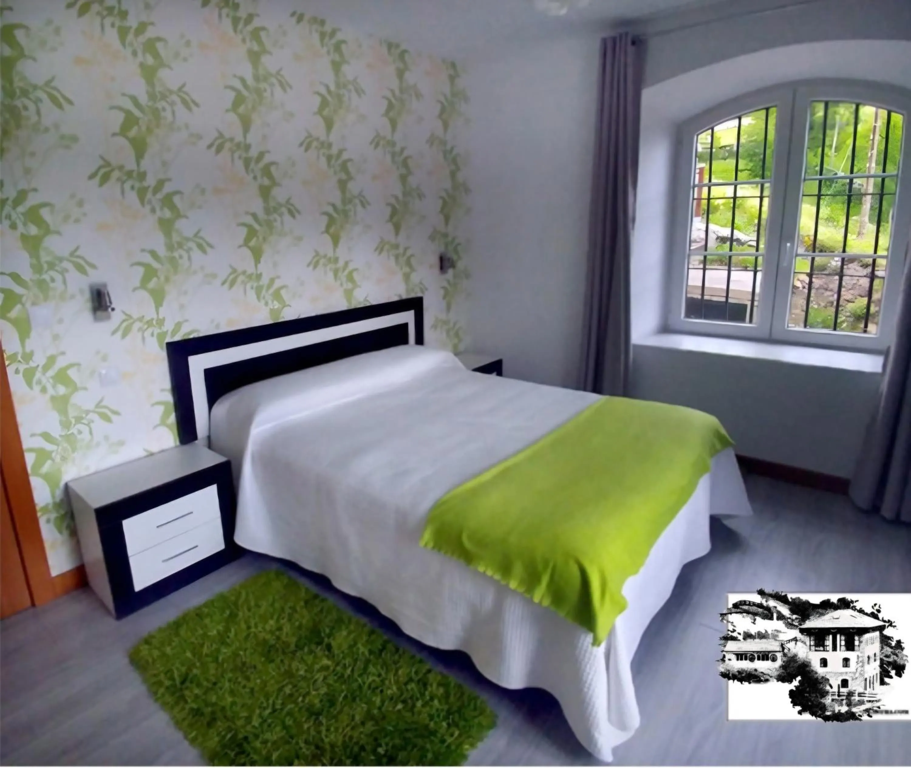 Bed in Alojamiento rural El Refugio