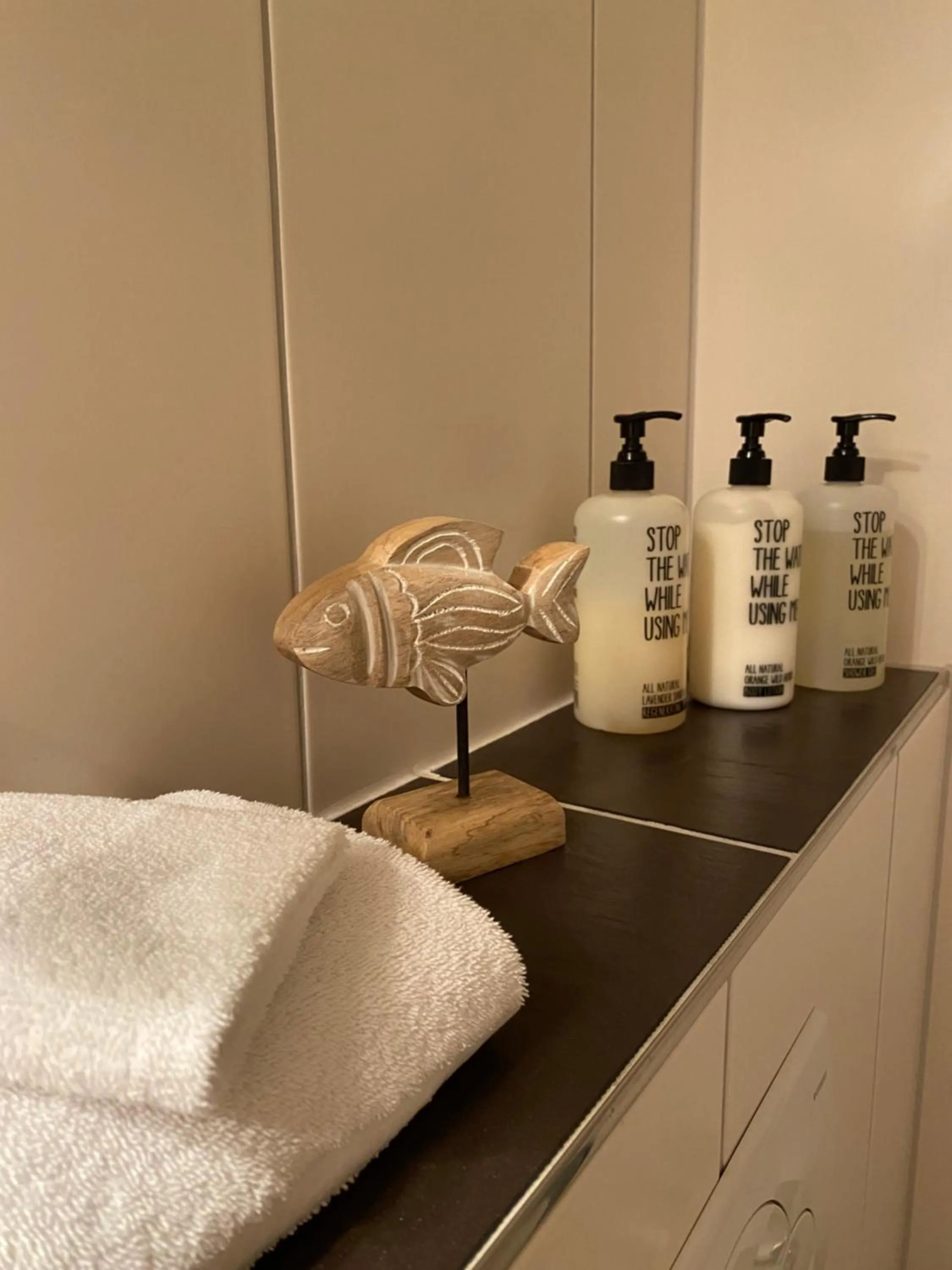 Bathroom in Lieblingsplatz Hotel Seedeich