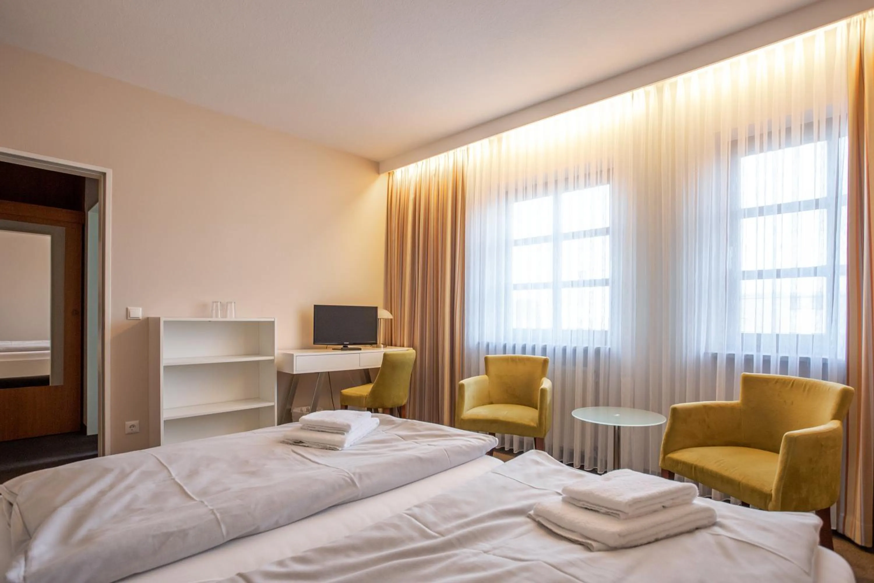 Bedroom, Bed in Lieblingsplatz Hotel Seedeich