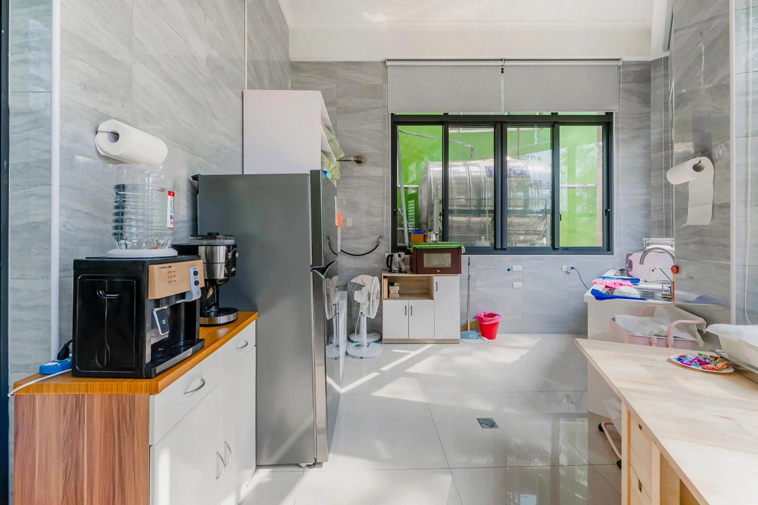 Kitchen or kitchenette in Shen-Lu-Ju B&B