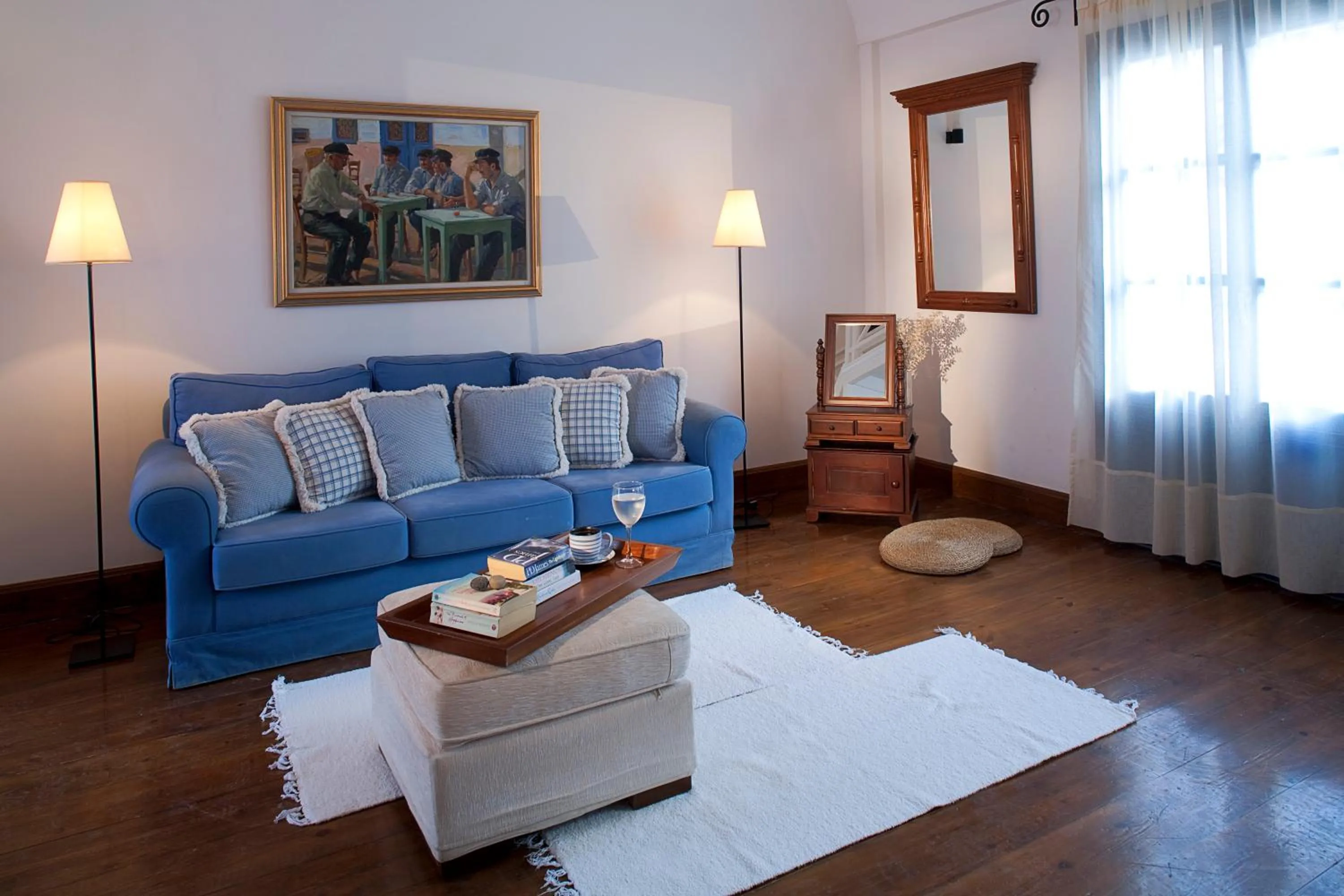 Living room in Tamarix Del Mar Suites