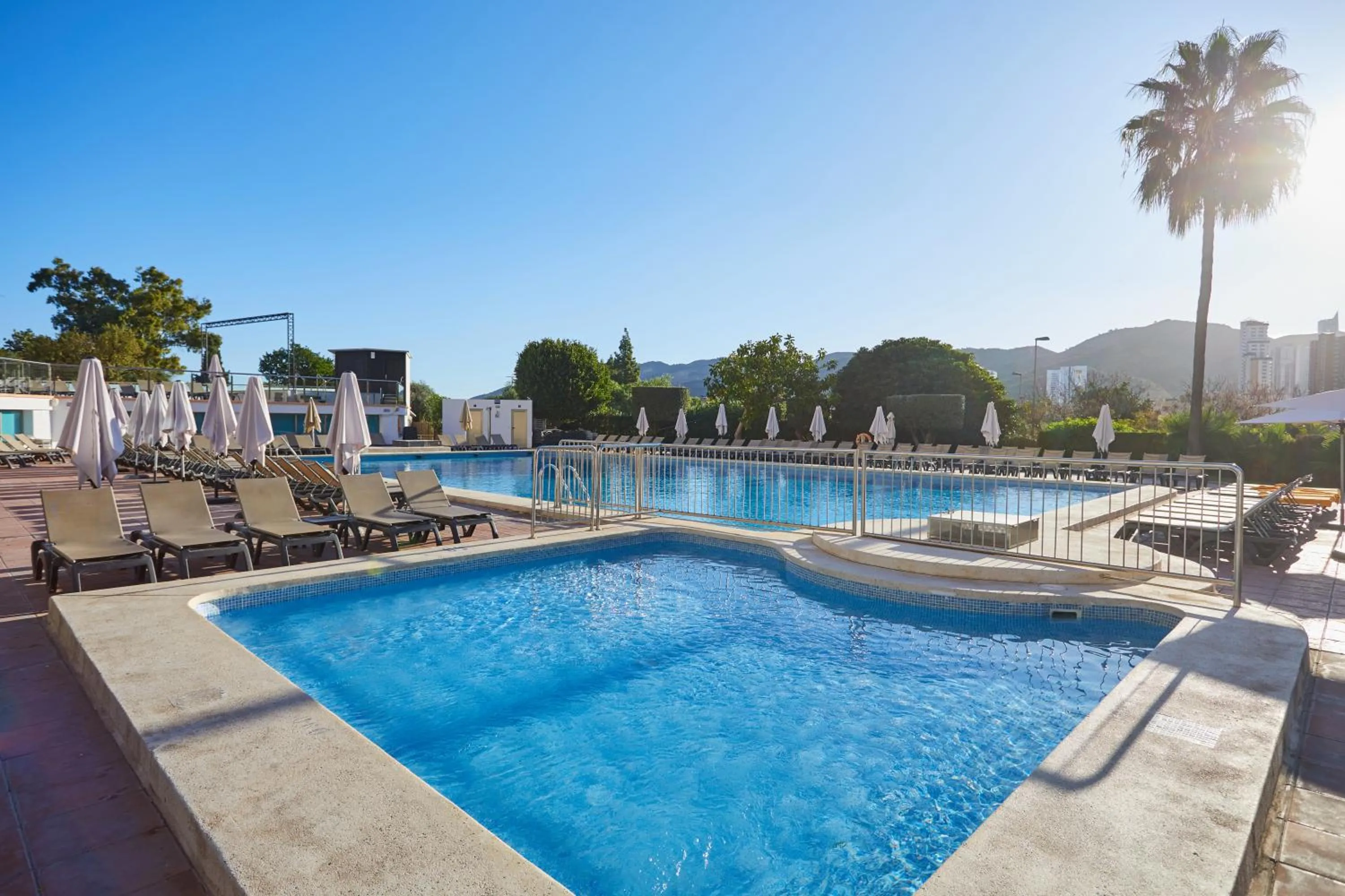 Pool view in Sandos Benidorm Suites