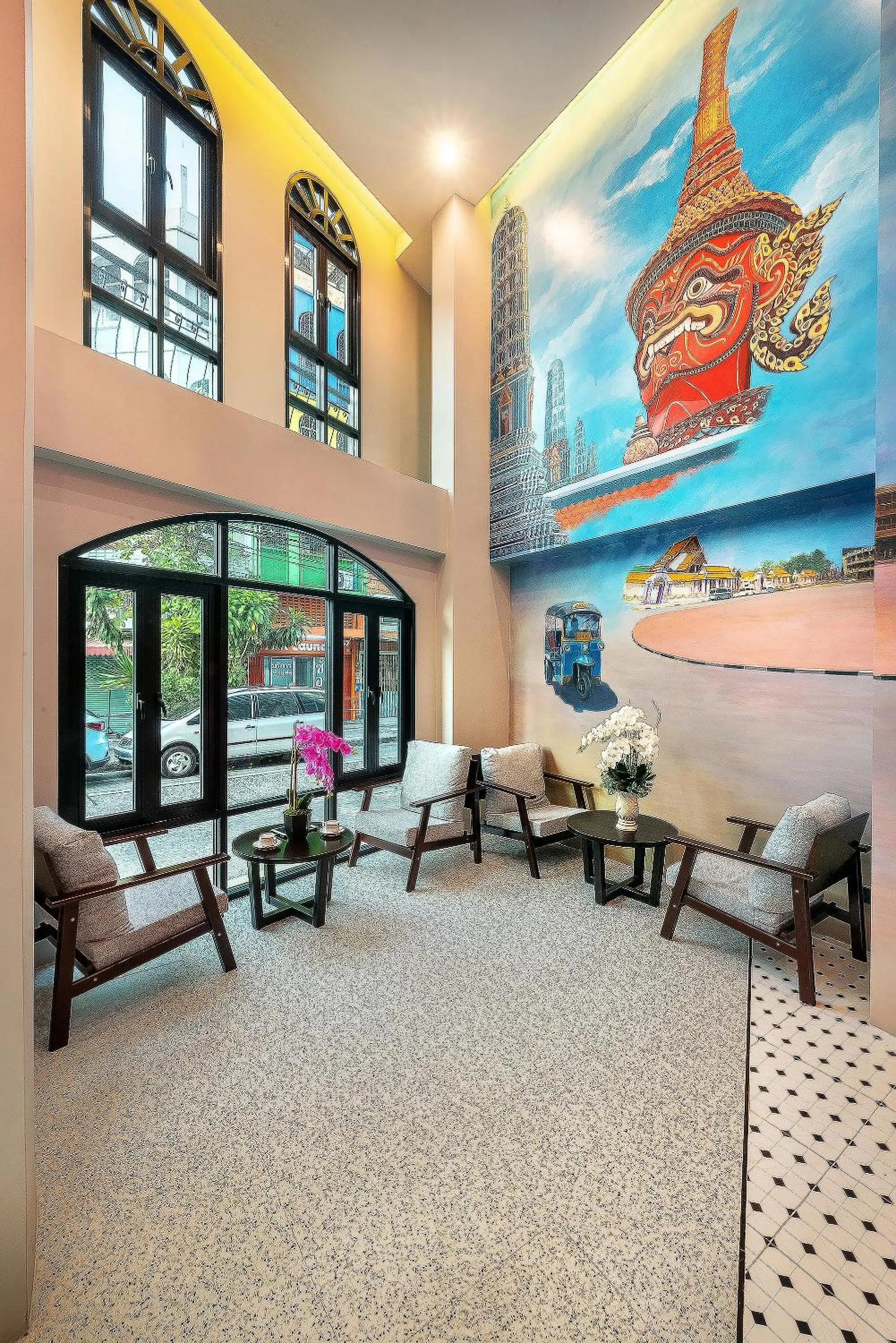 Lobby or reception in Phra Nakhon Poshtel