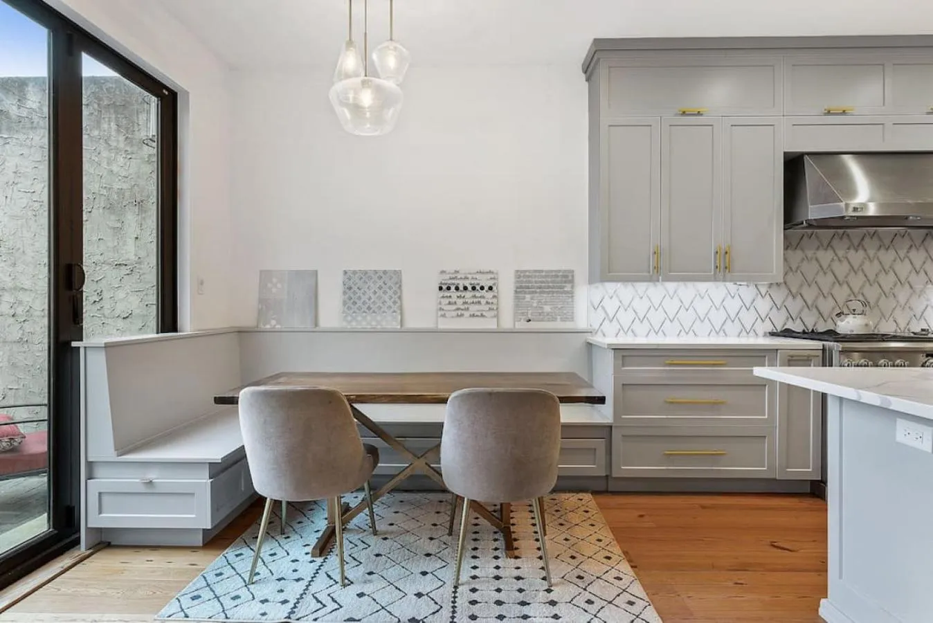 Dining area in Designer 3 BR Townhome with Beautiful Backyard