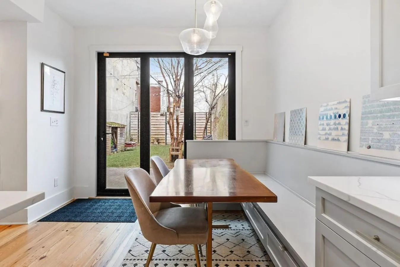 Dining area in Designer 3 BR Townhome with Beautiful Backyard
