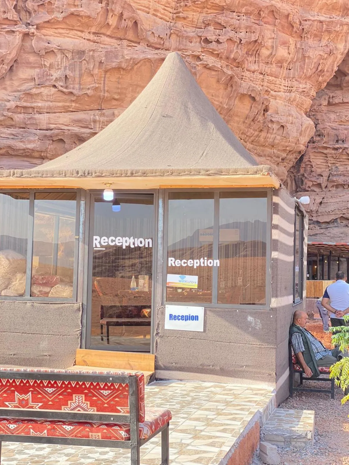 Lobby or reception in Shaheen Camp Wadi rum