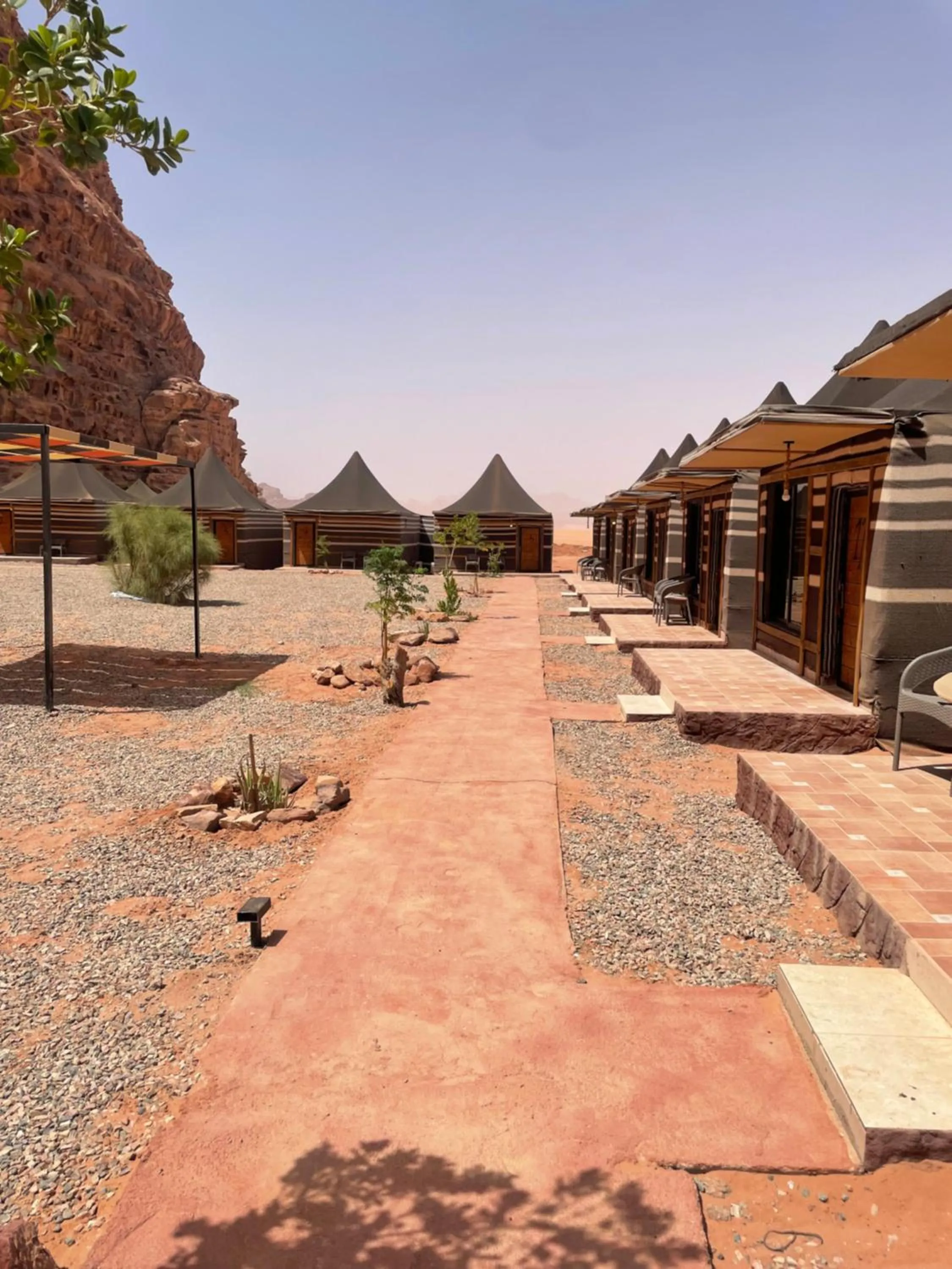View (from property/room) in Shaheen Camp Wadi rum