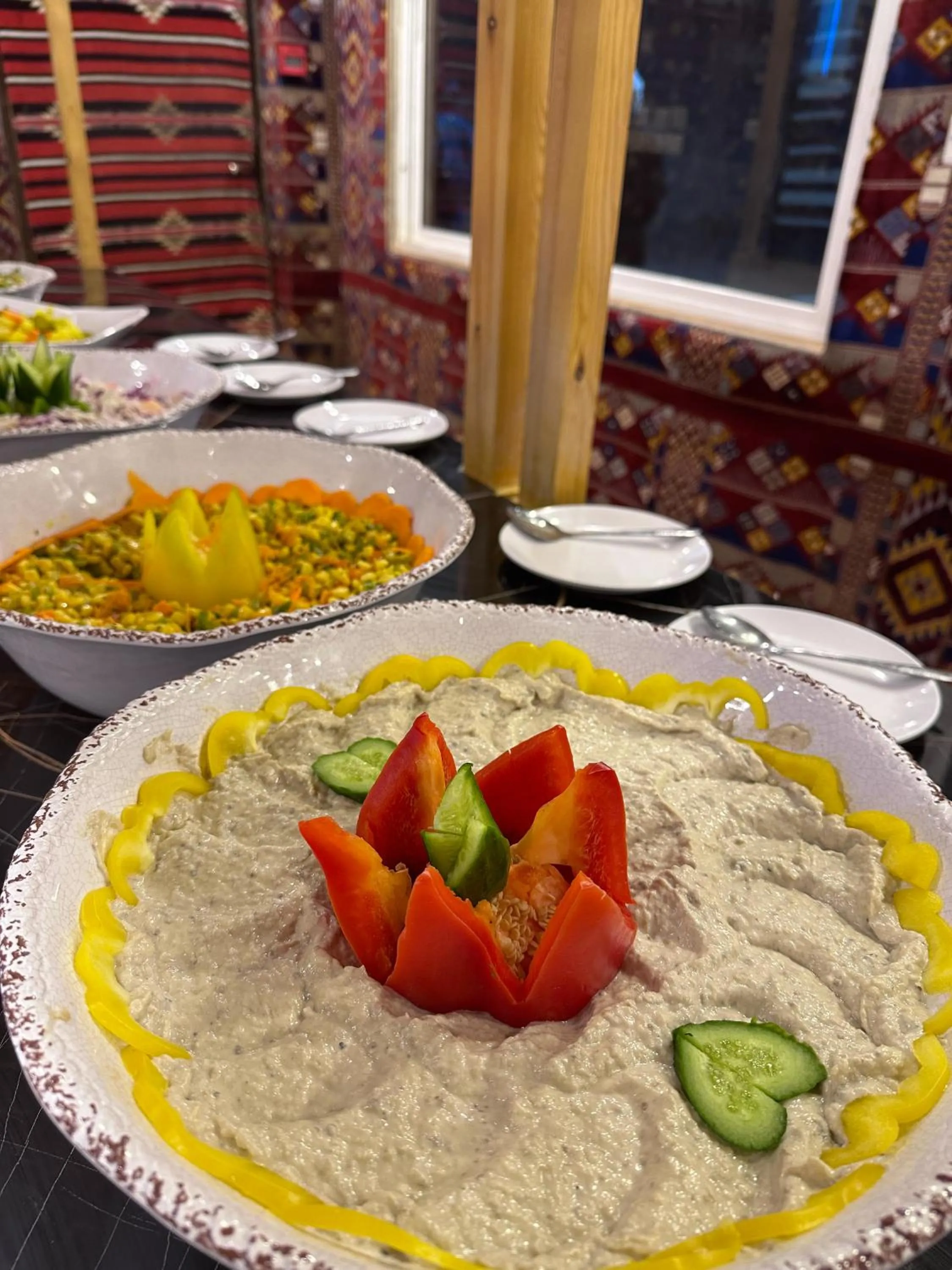 Food and drinks in Shaheen Camp Wadi rum