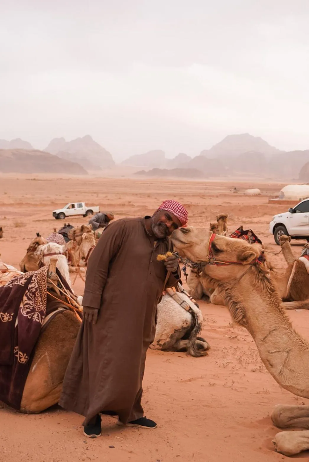 People in Shaheen Camp Wadi rum
