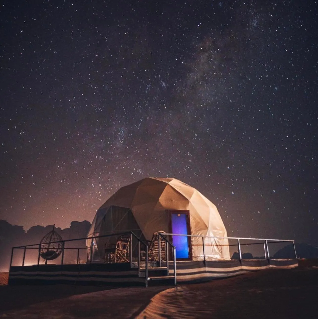View (from property/room) in Shaheen Camp Wadi rum