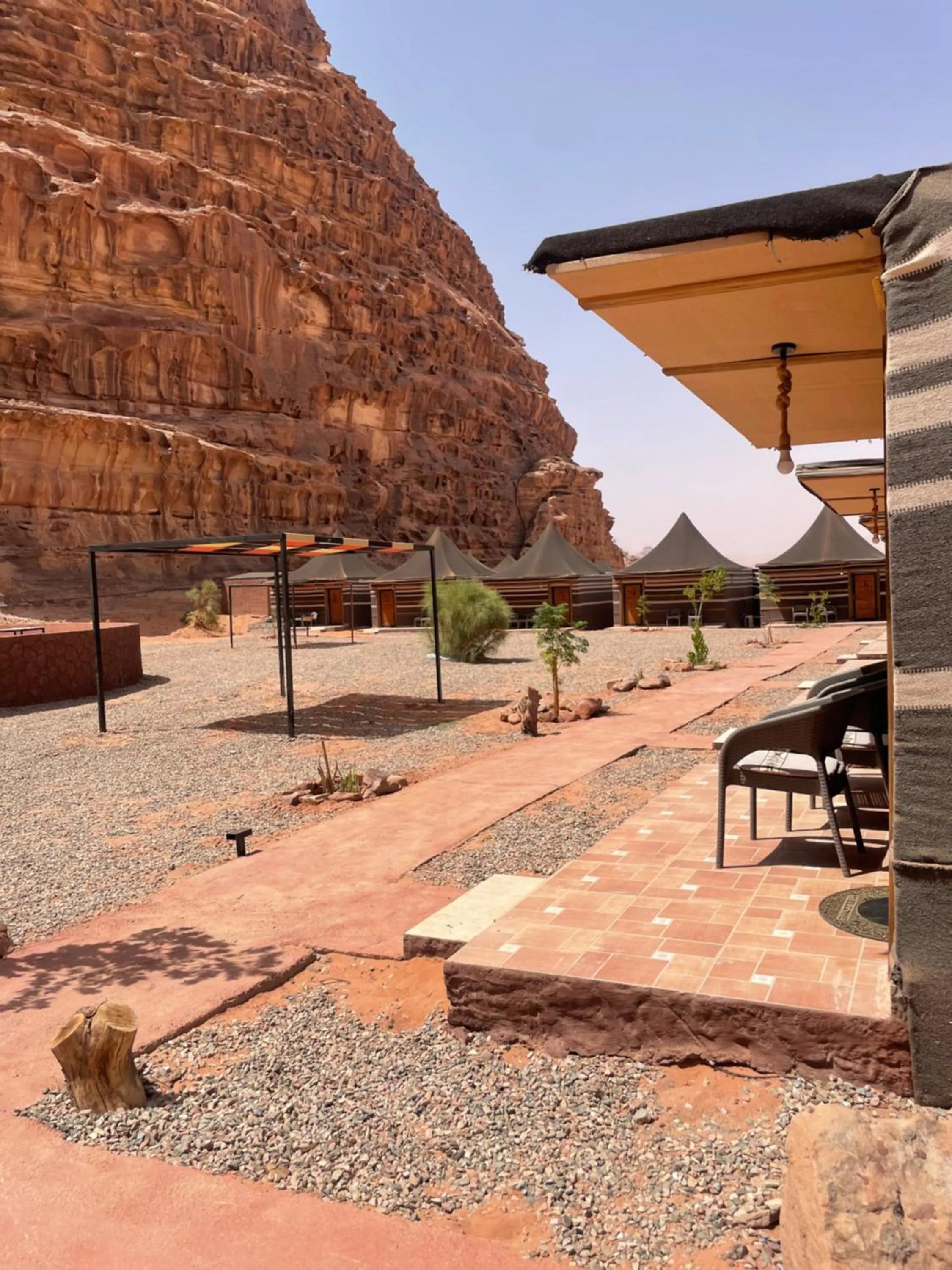View (from property/room) in Shaheen Camp Wadi rum