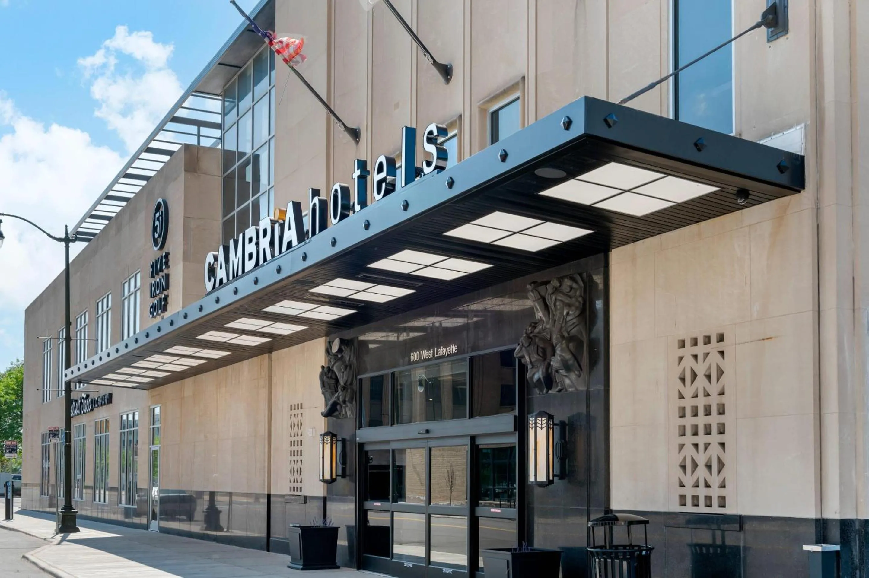 Property building in Cambria Hotel Detroit Downtown