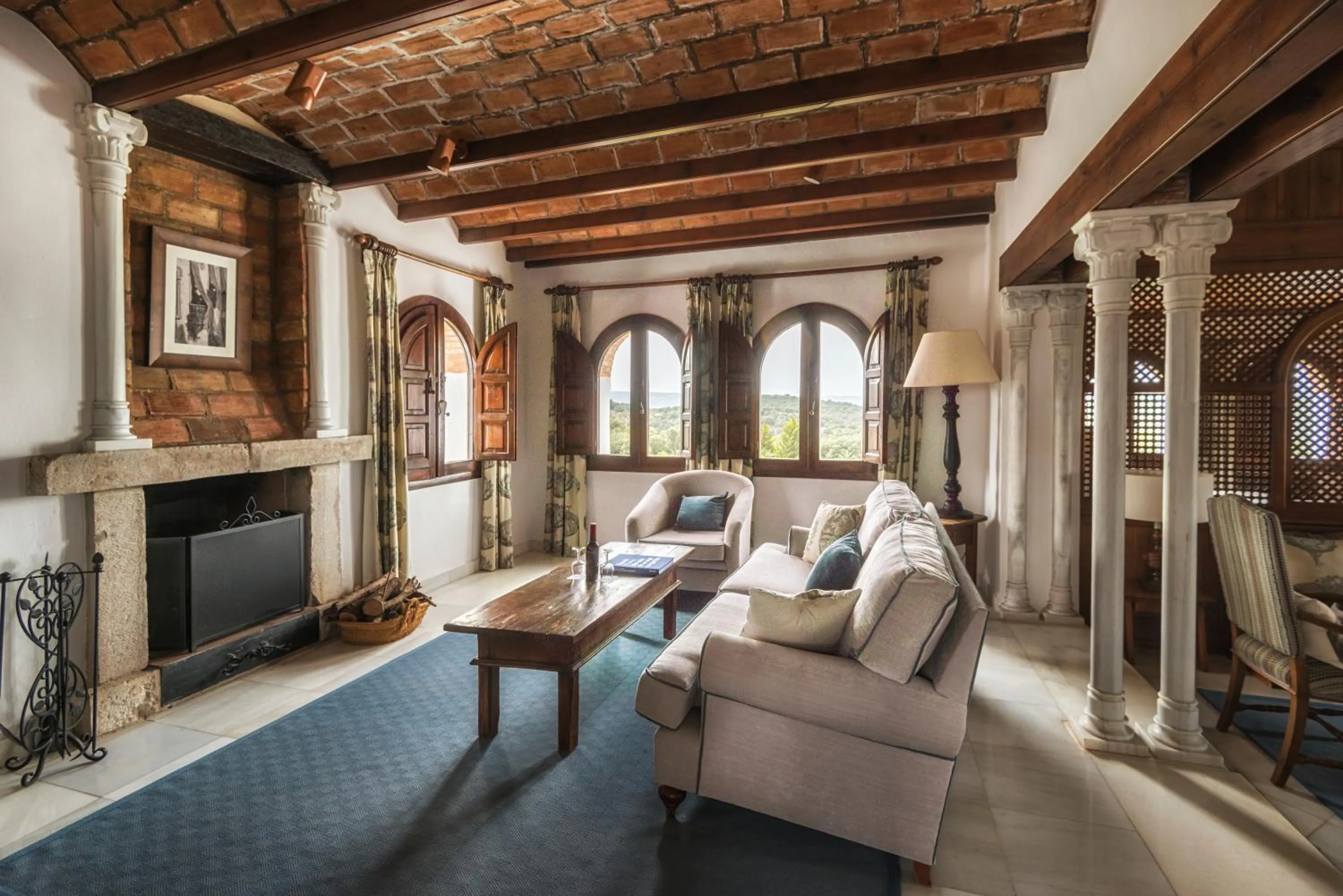 Living room in Finca La Bobadilla - The Leading Hotels of the World
