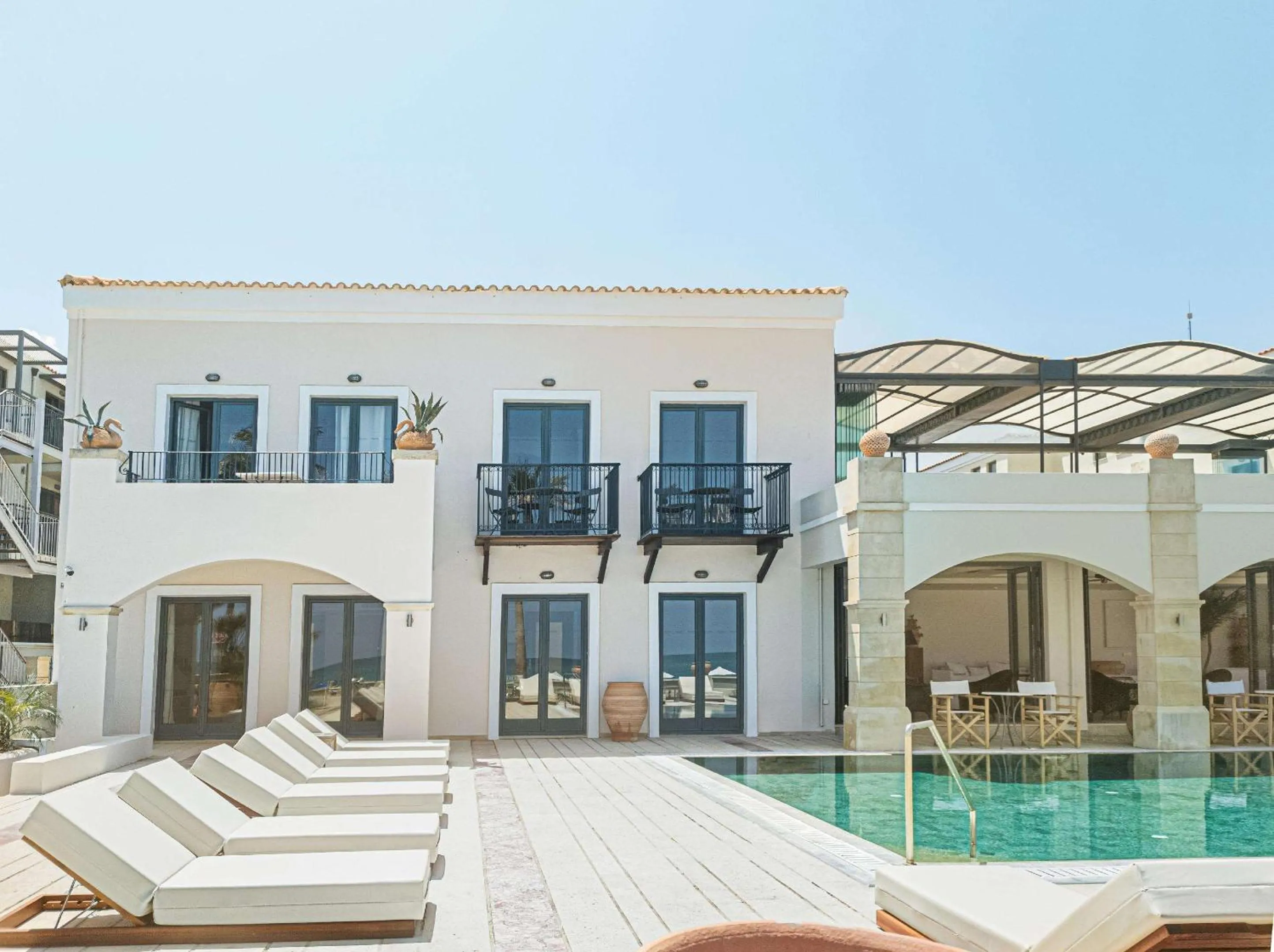 Property building in Grecotel Plaza Beach House