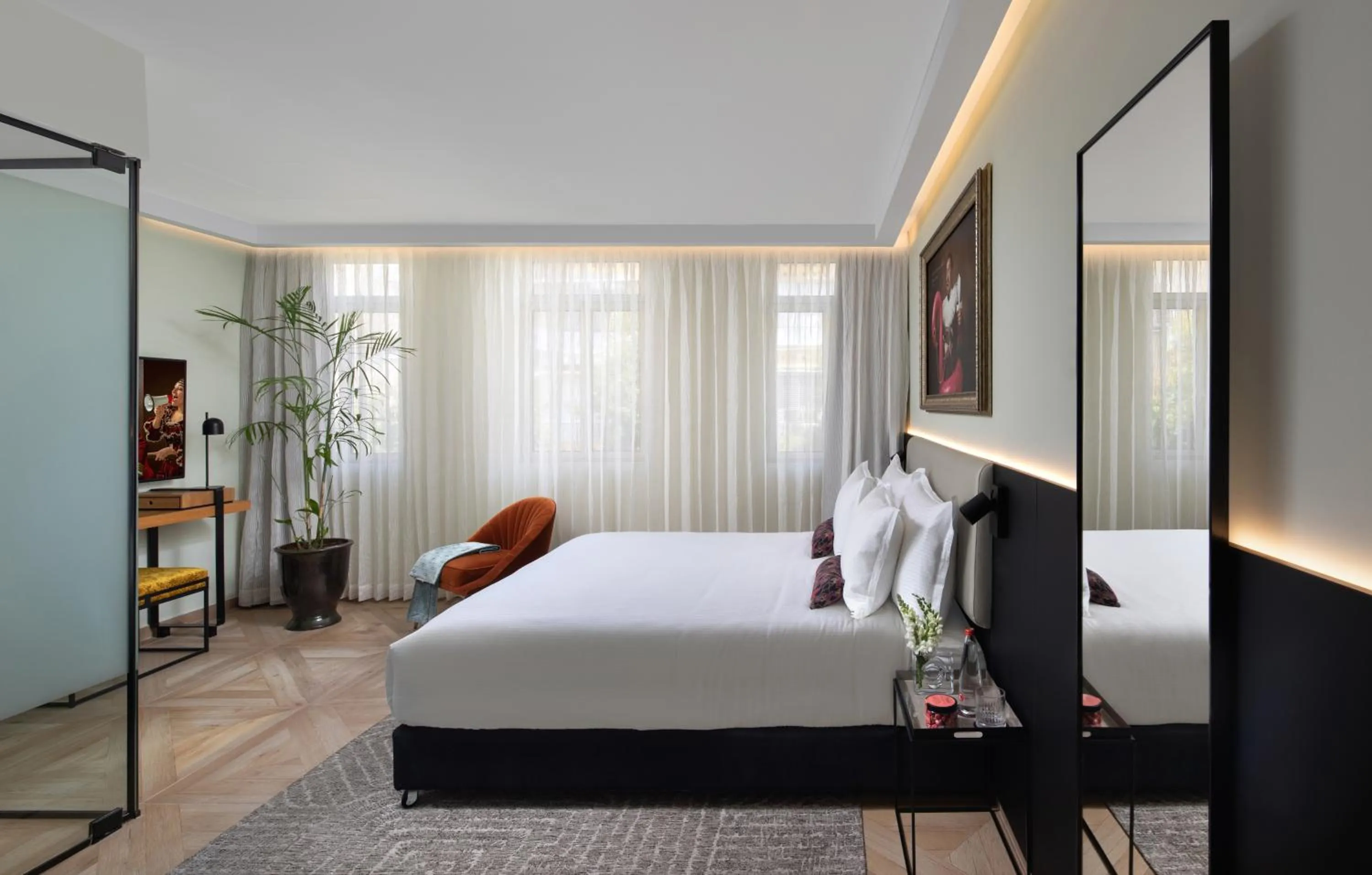 Bedroom, Bed in Rephael House Boutique Hotel