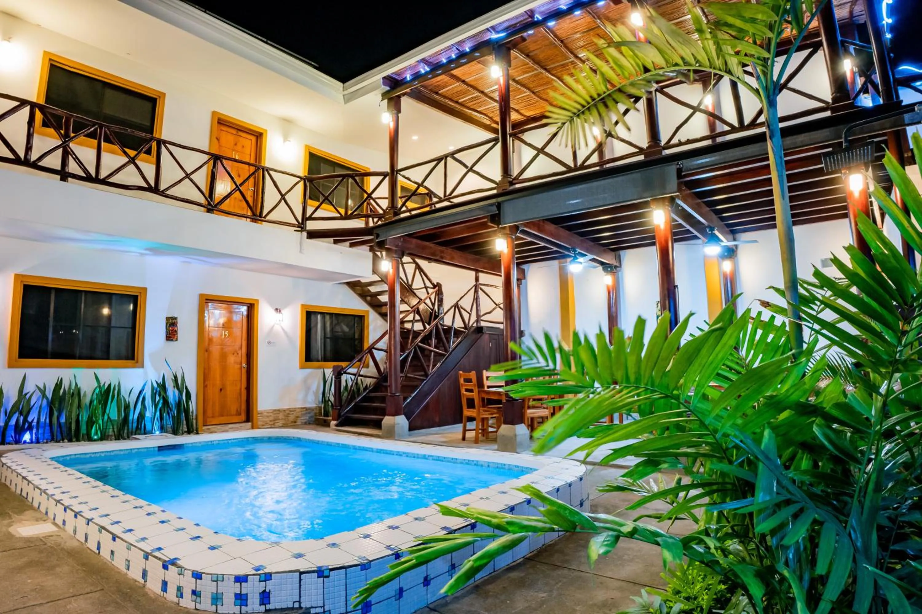 Swimming pool in Hotel Boutique Mosaico
