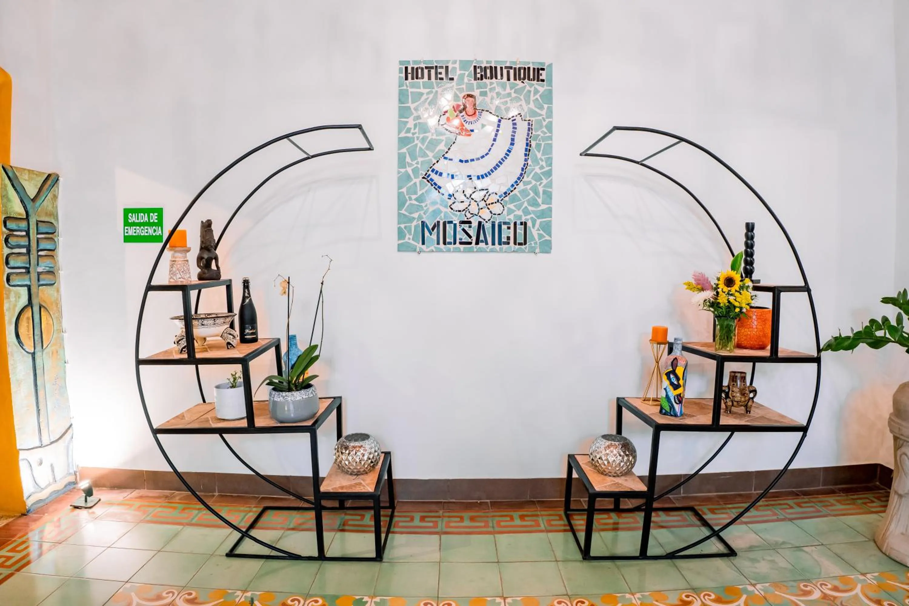 Seating area in Hotel Boutique Mosaico