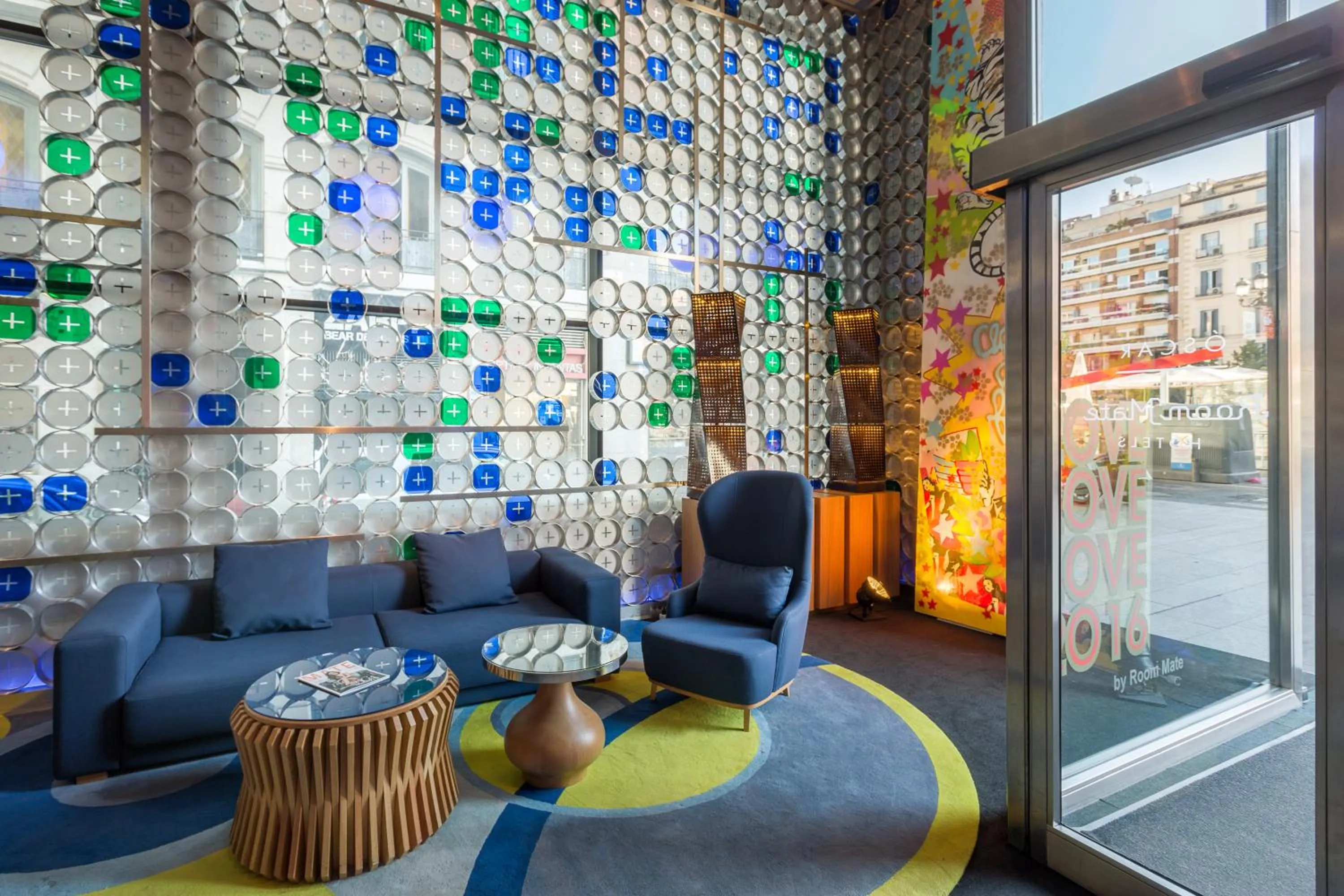 Lobby or reception in Room Mate Oscar, Madrid