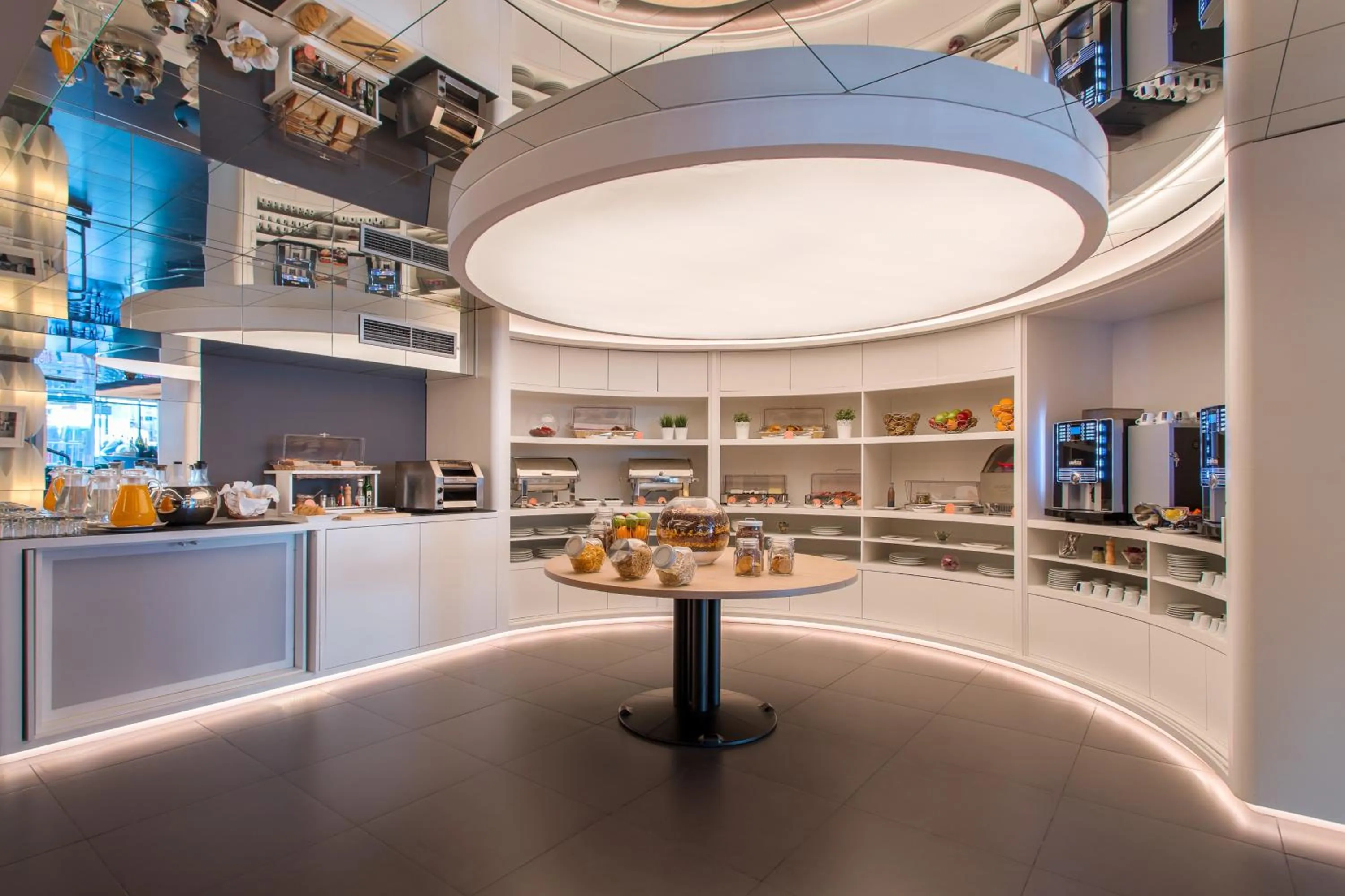 Buffet breakfast in Room Mate Oscar, Madrid